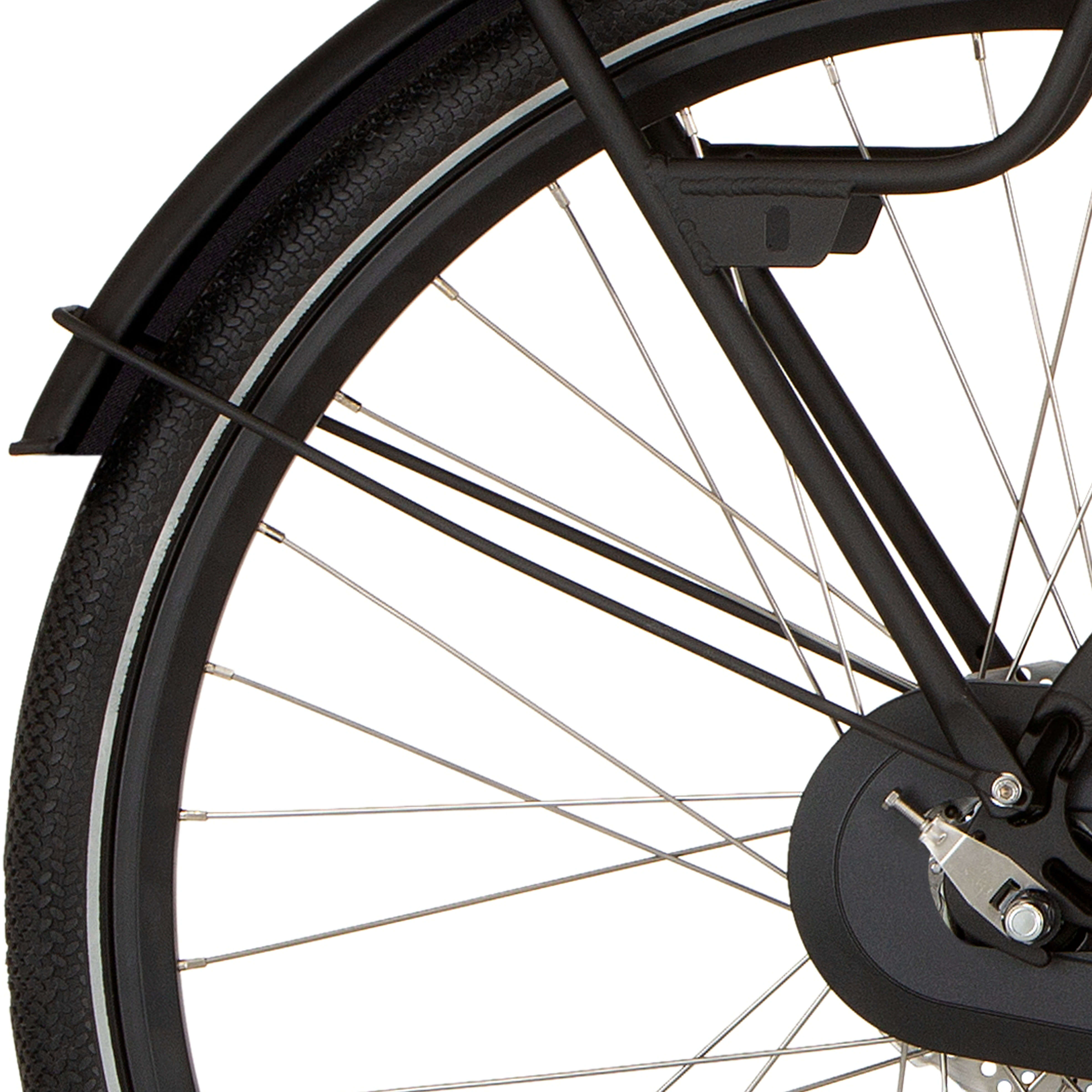 Cortina Spatbordstang achter 28 Foss diamantzwart mat