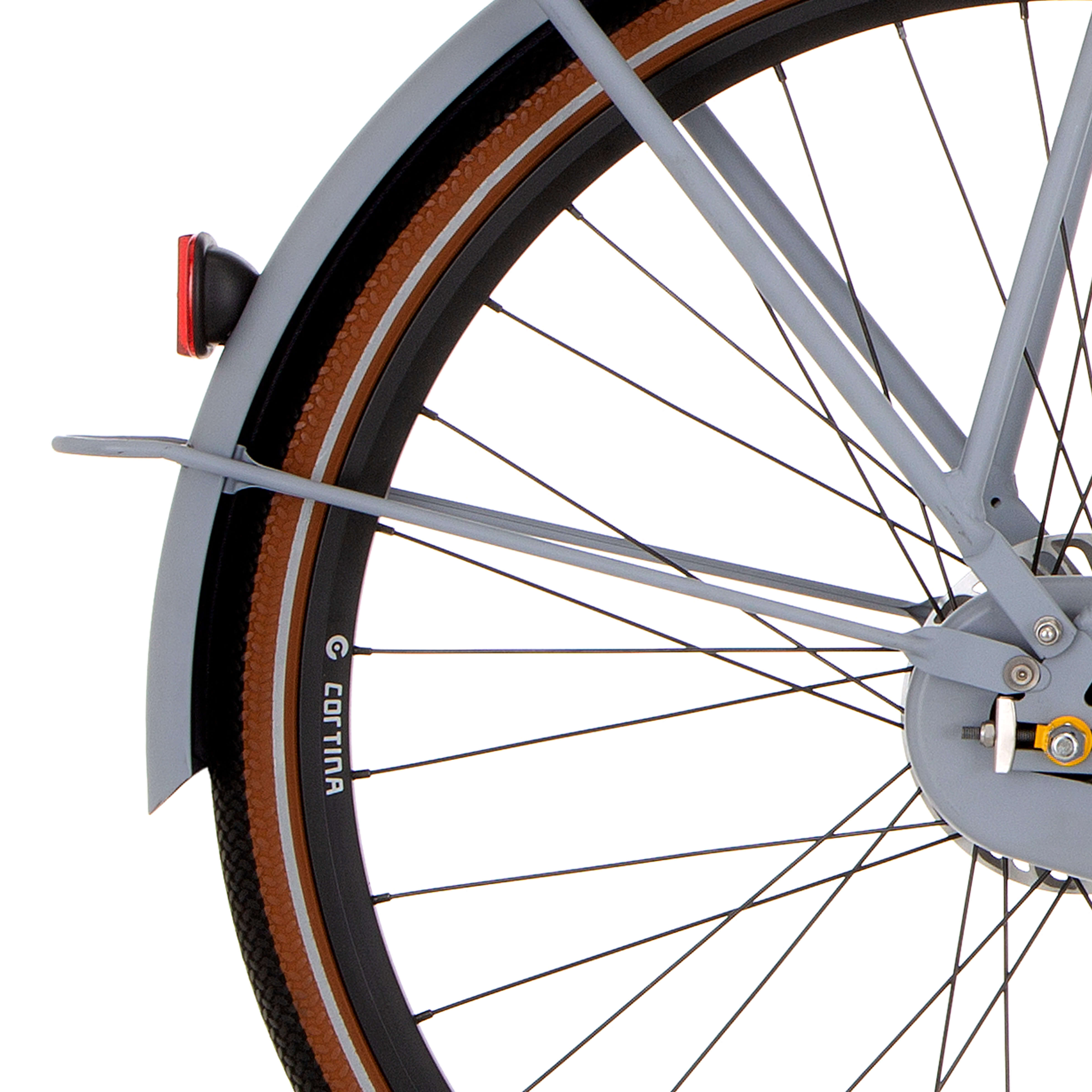 Cortina spatbordstang achter 28 e-u4 neutraal grijs mat