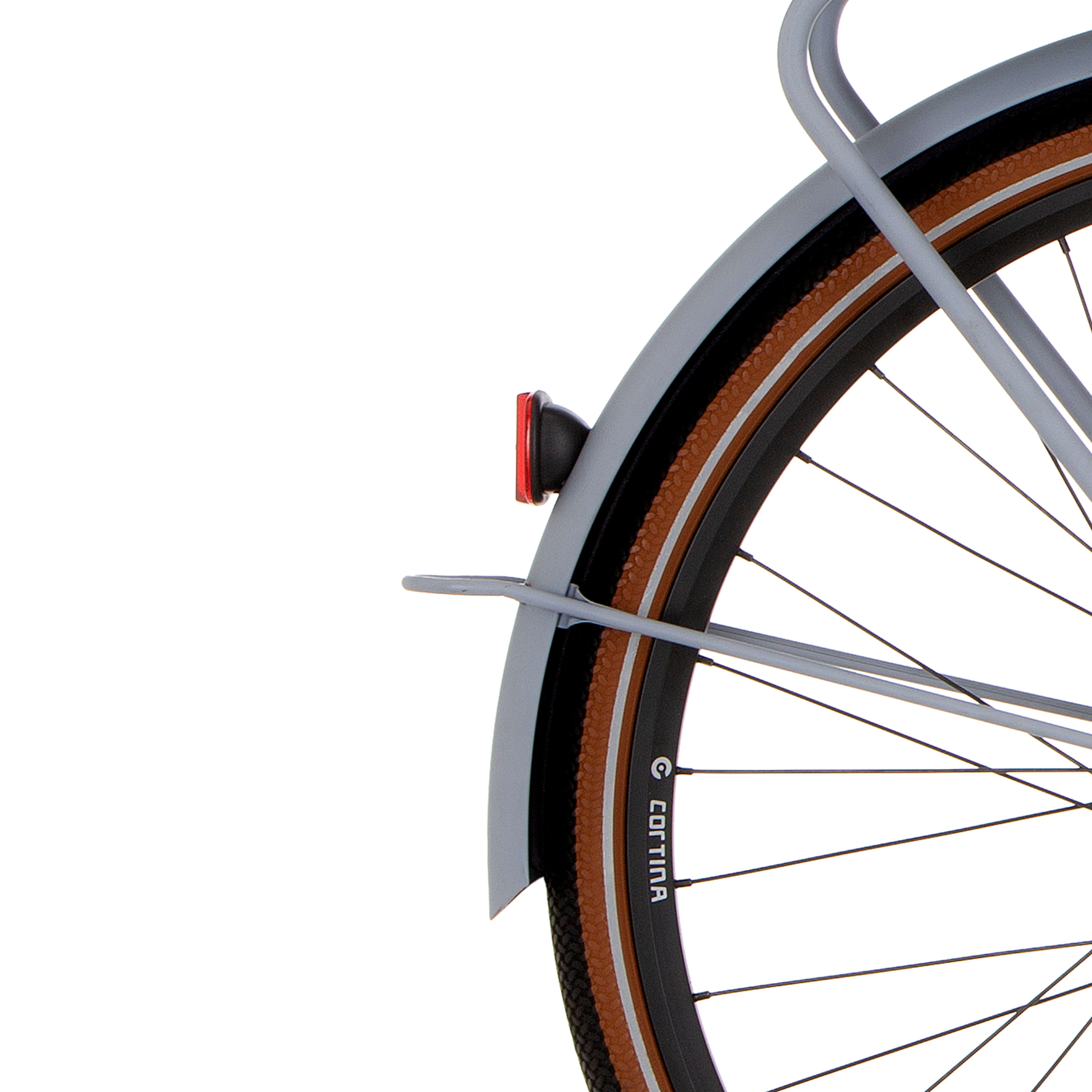 Cortina Spatbord achter 28 E-U4 neutraal grijs mat