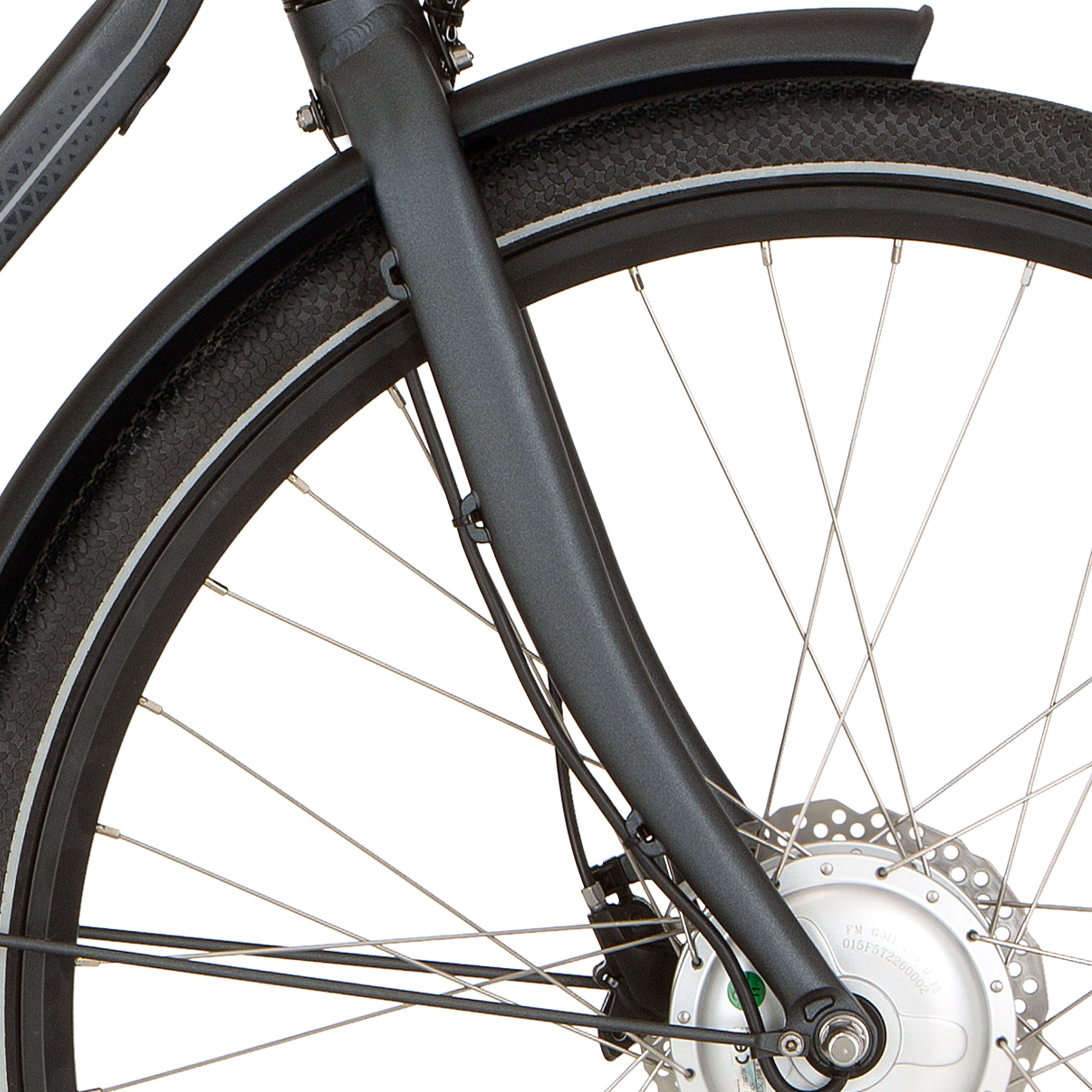 Cortina voorvork E-Foss FM leigrijs mat