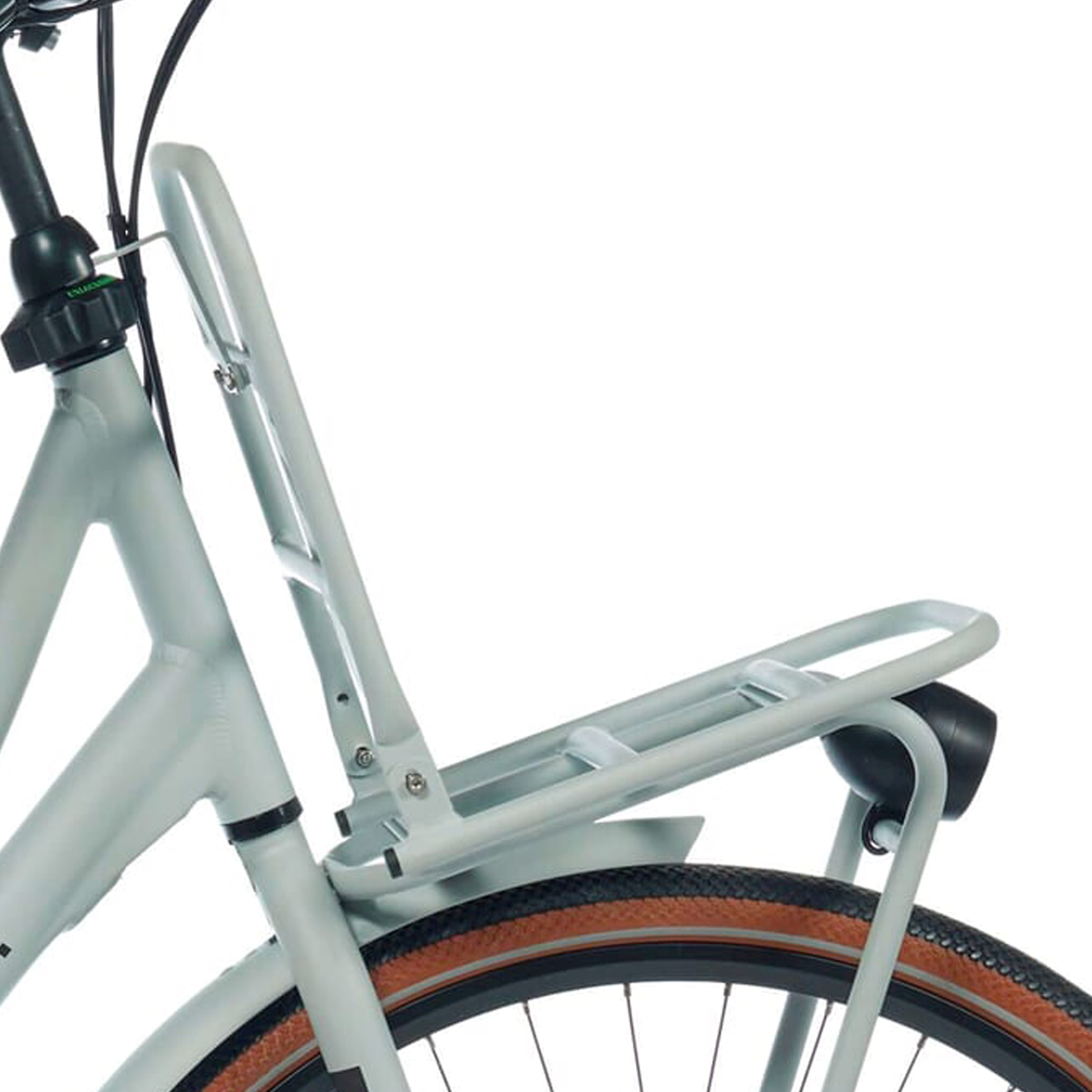 Cortina voordrager bovendelen 28 glad grijs mat