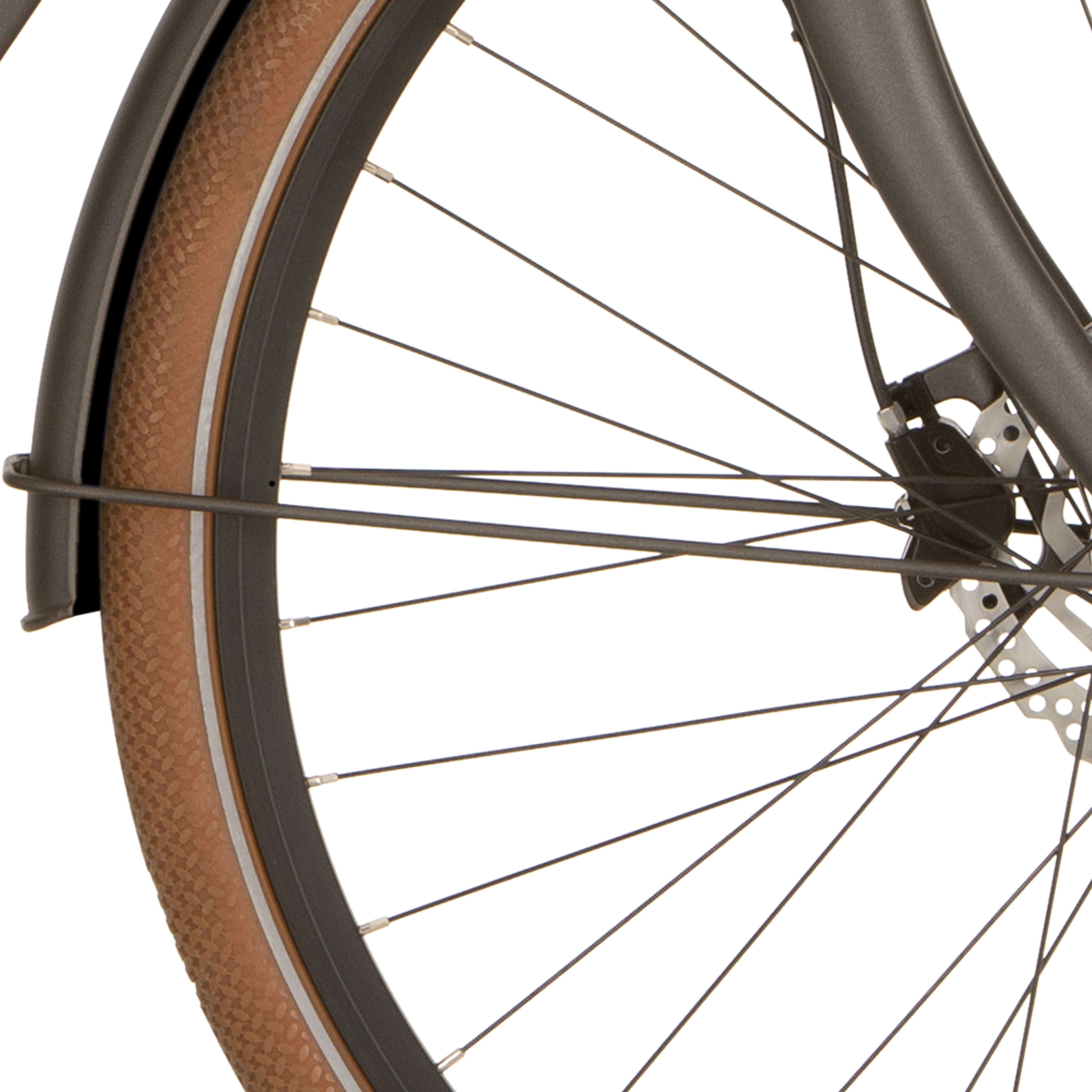 Cortina Spatbordstang 28 Foss ijzer zwart mat