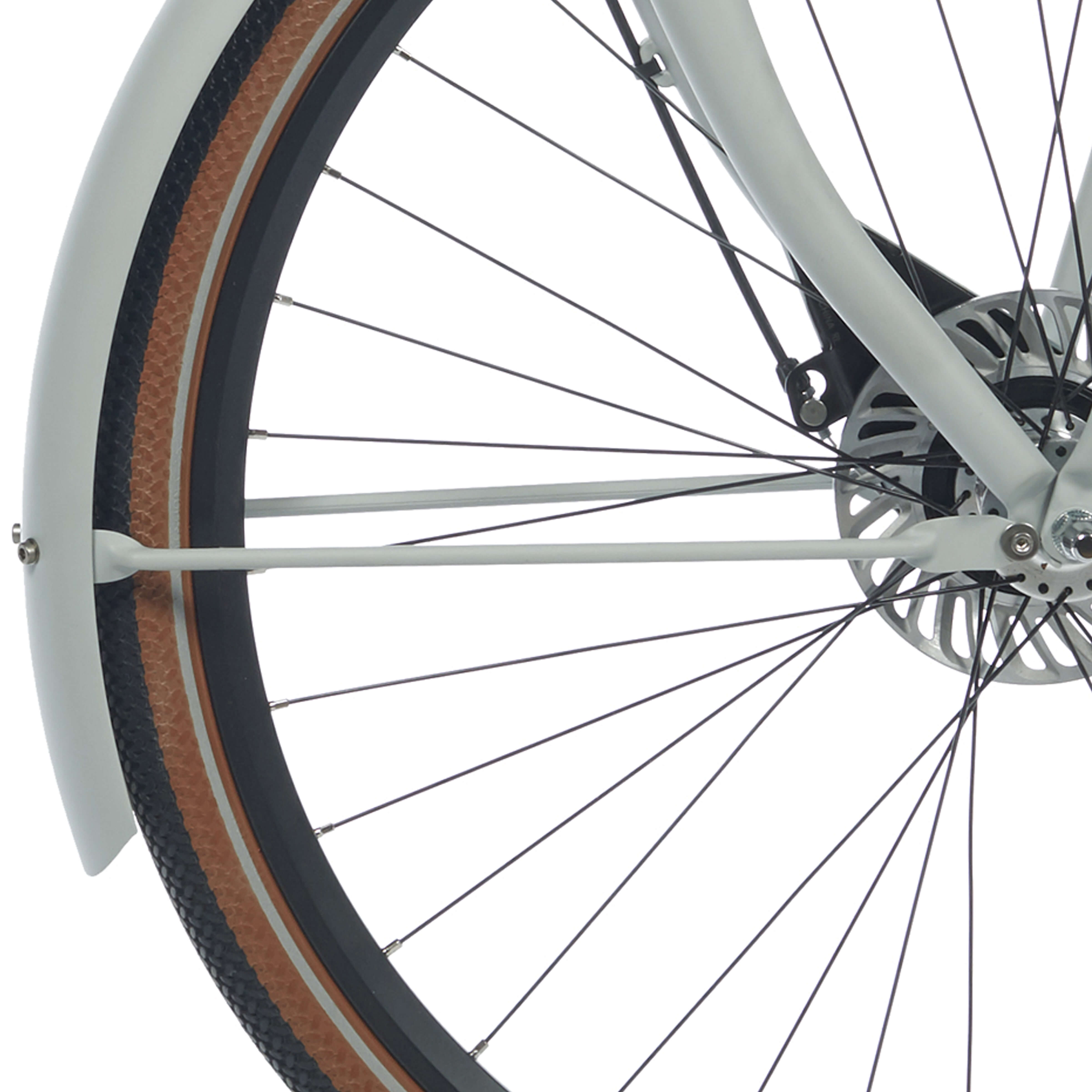 Cortina Spatbordstang voor 28 E-U4 glad grijs mat