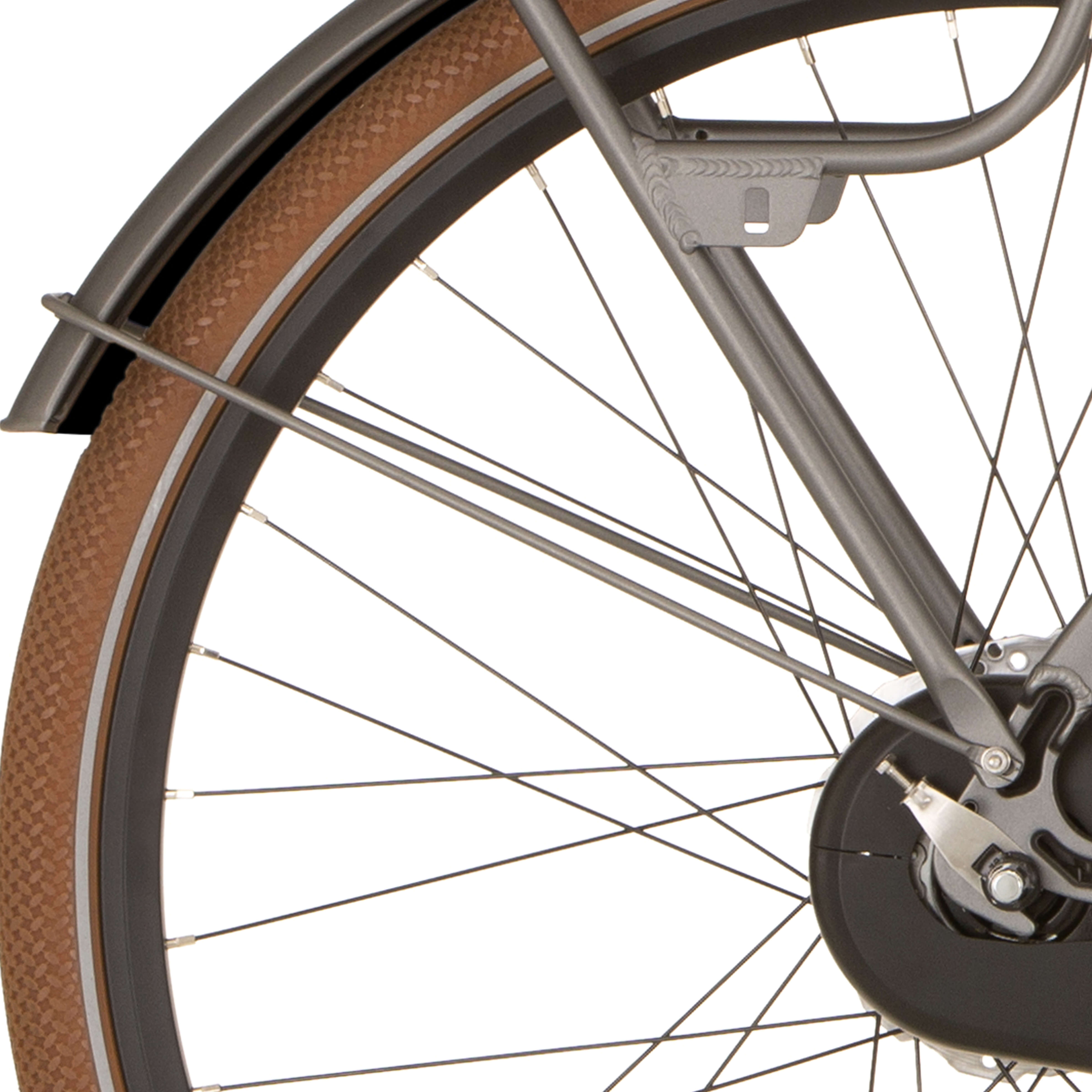 Cortina Spatbordstang achter 28 Foss loodmetaal mat