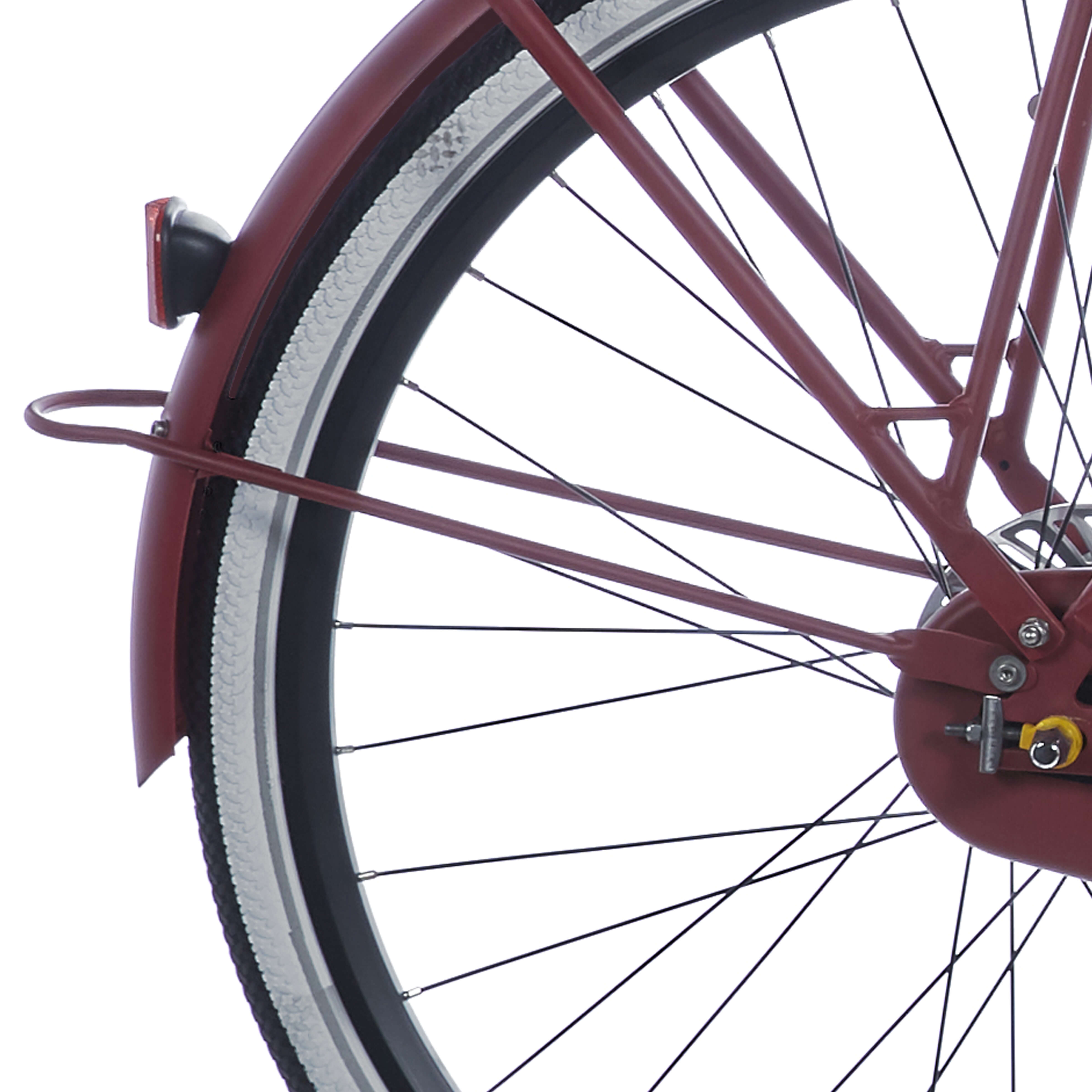 Cortina Spatbordstang achter 28 E-U4 framboos mat