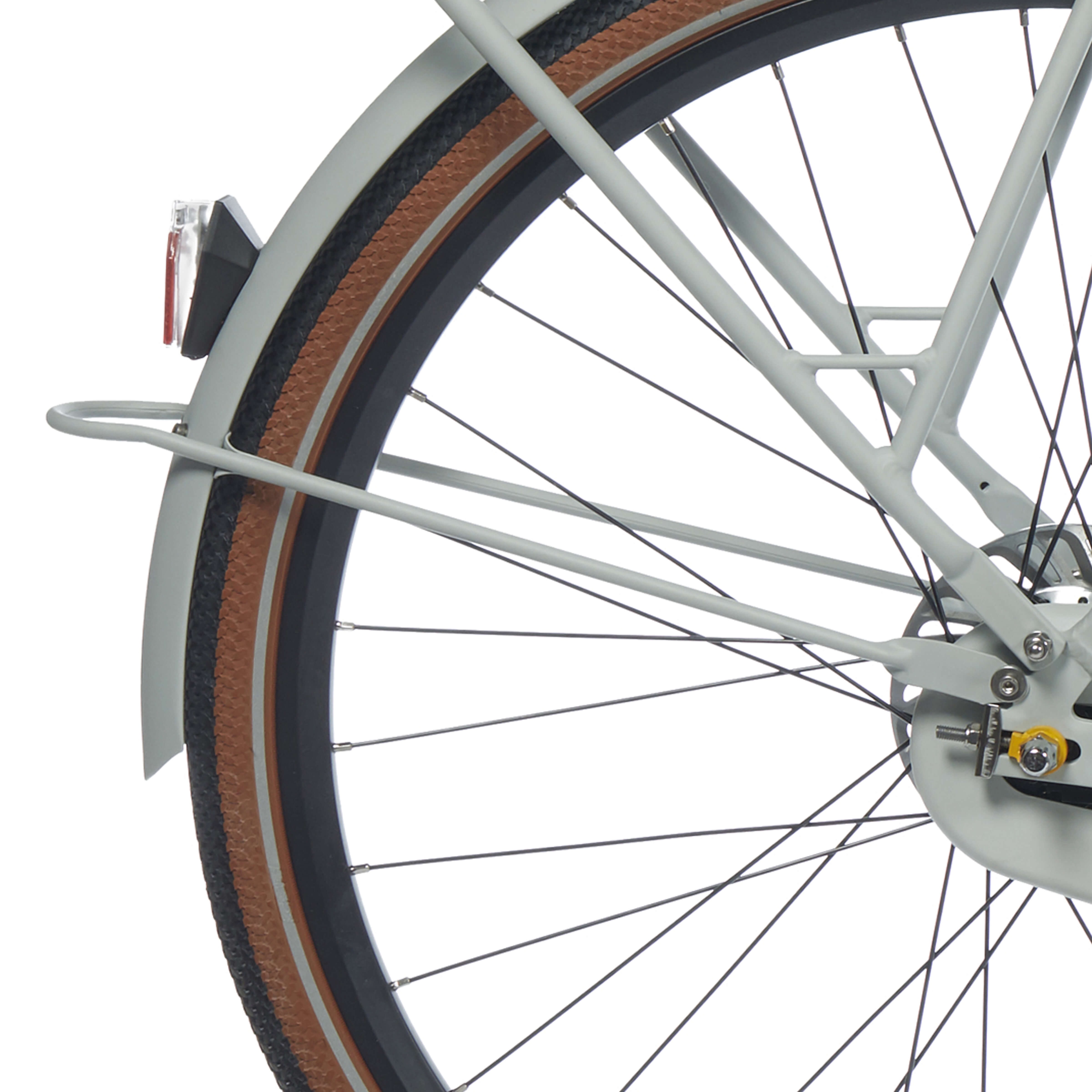 Cortina Spatbordstang achter 28 E-U4 glad grijs mat