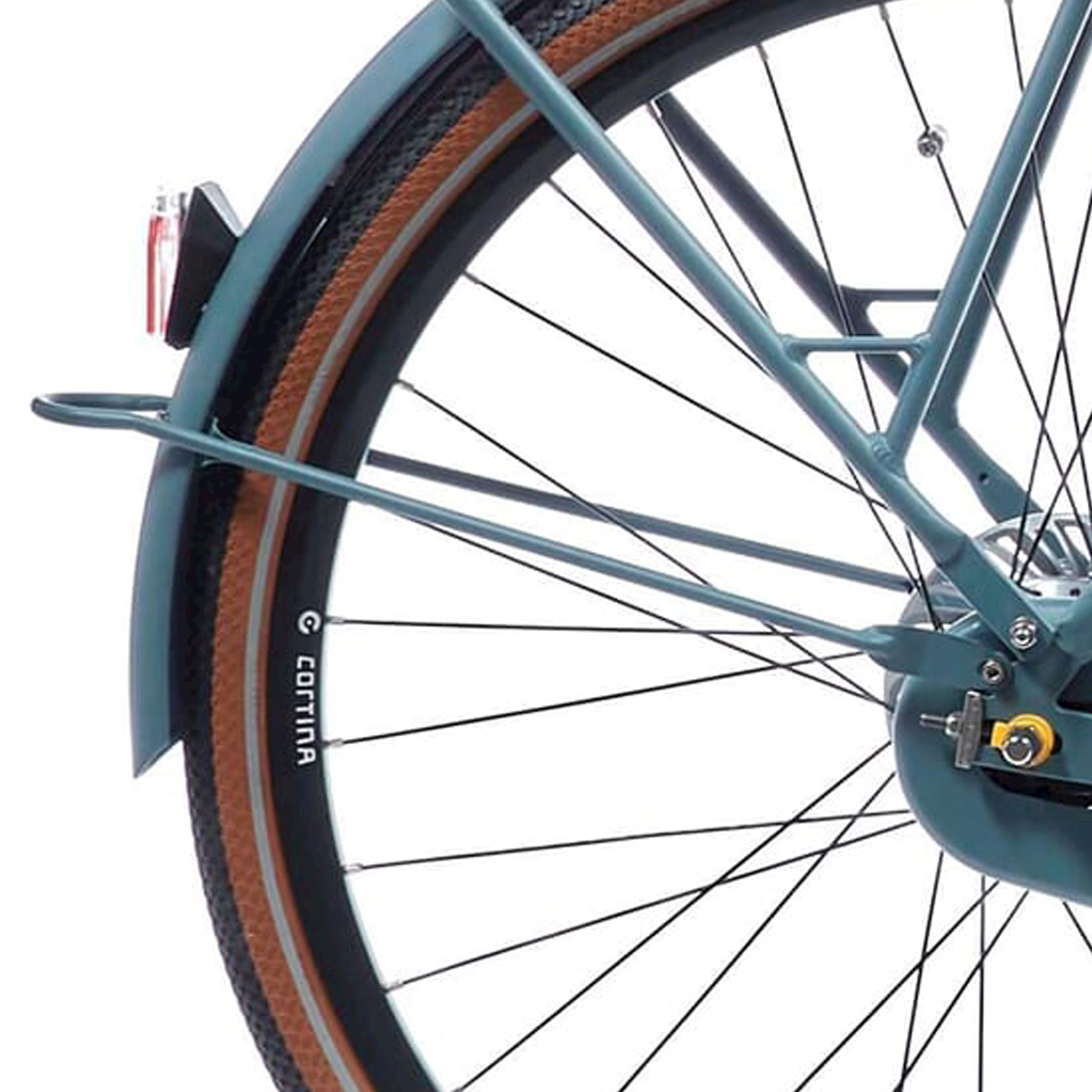 Cortina Spatbordstang achter 28 E-U4 muisgrijs mat