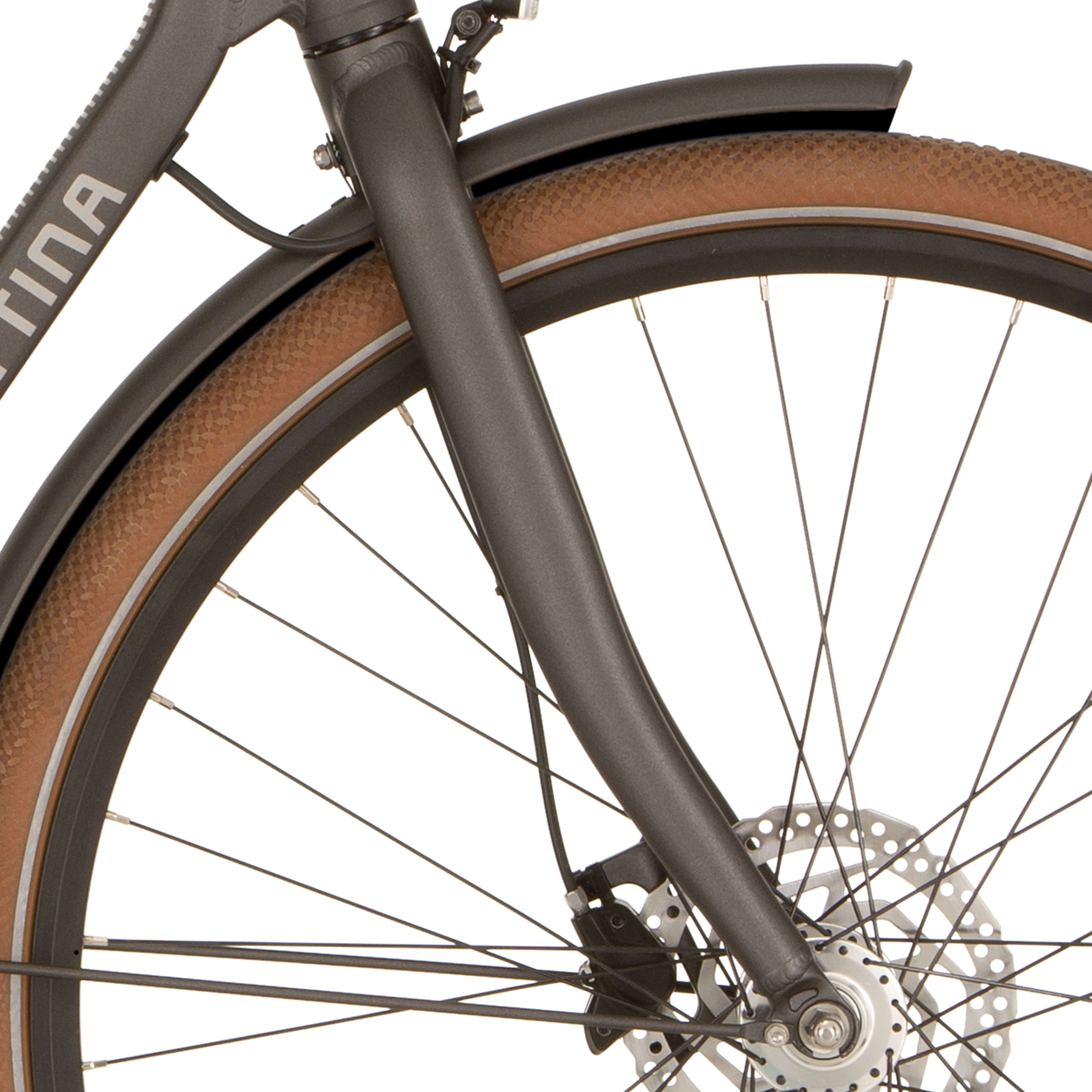 Cortina voorvork E-Foss MM ijzer zwart Mat