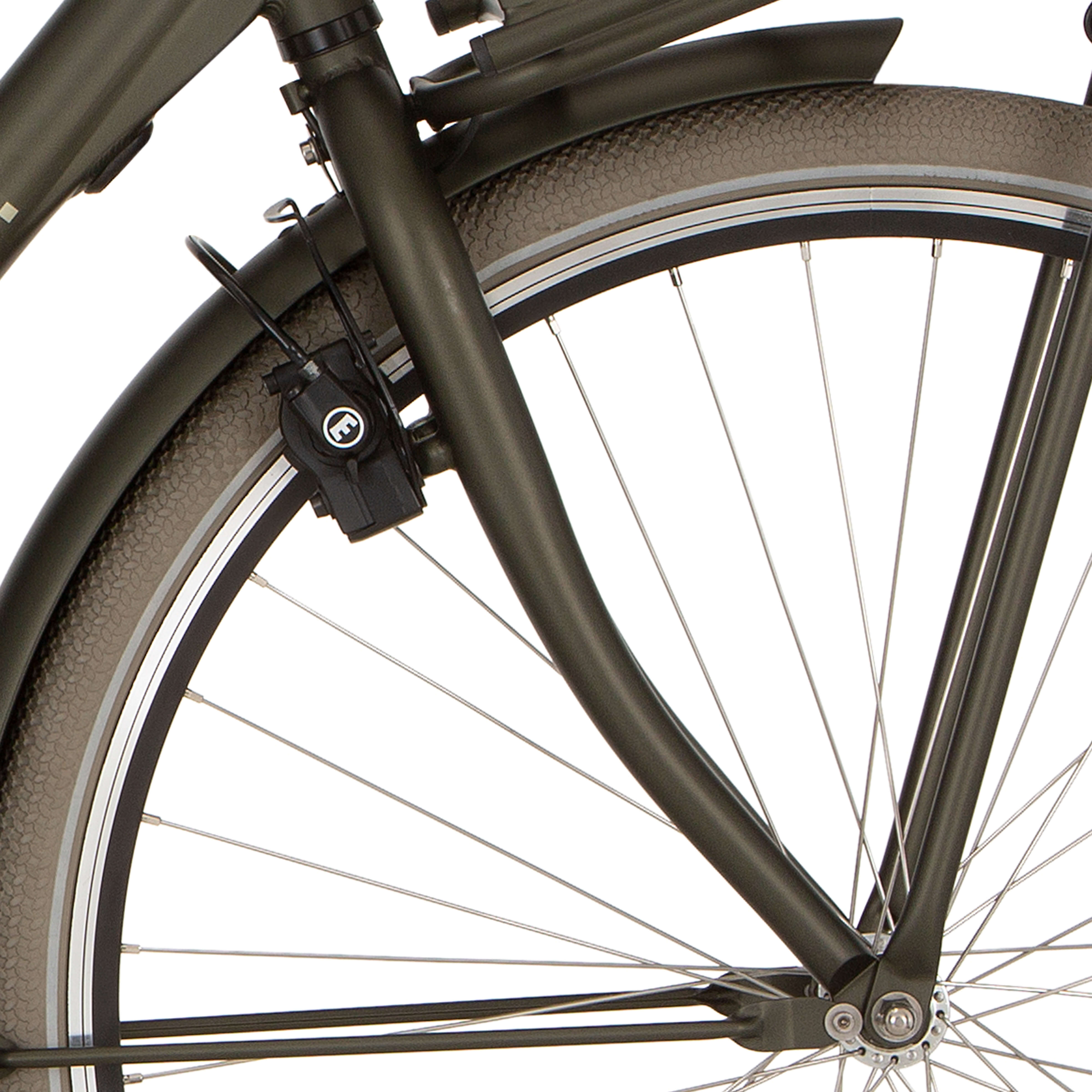 Cortina voorvork E-U4 D MM V-brake elegantie groen mat