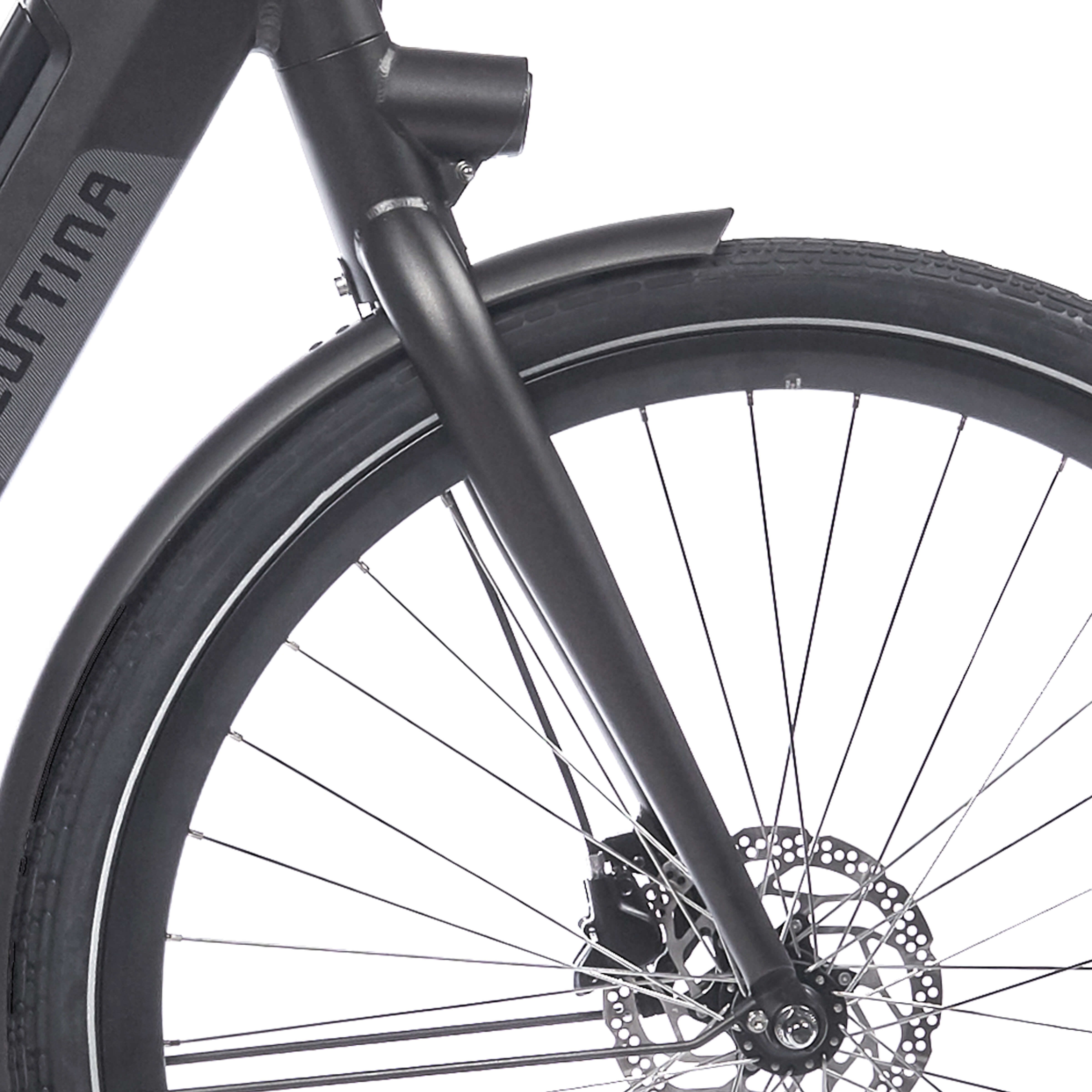 Cortina voorvork E-Nite zwart grafiet mat