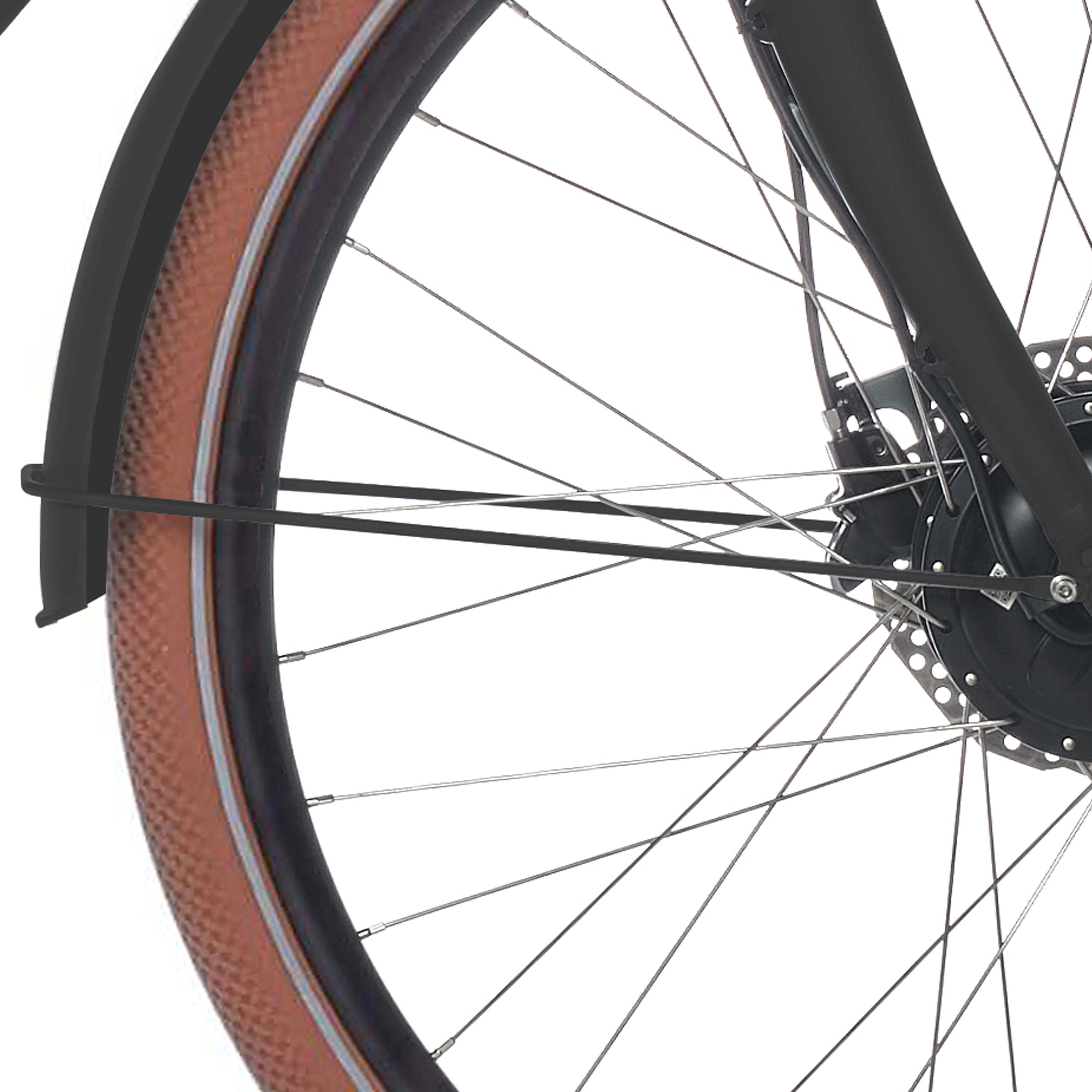 Cortina Spatbordstang 28 Foss arrant zwart mat