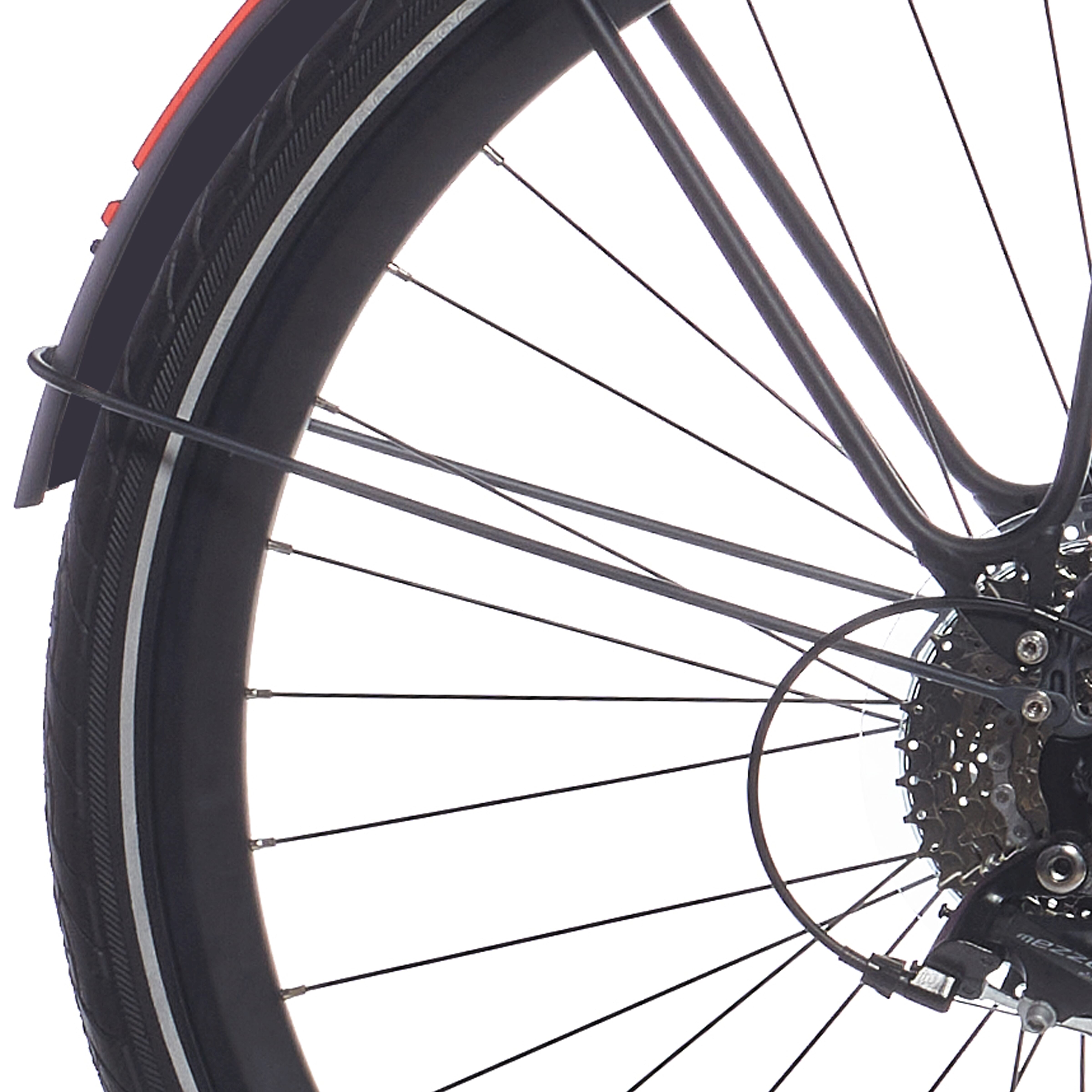 Cortina spatbordstang achter 28 mozzo donderwolk mat