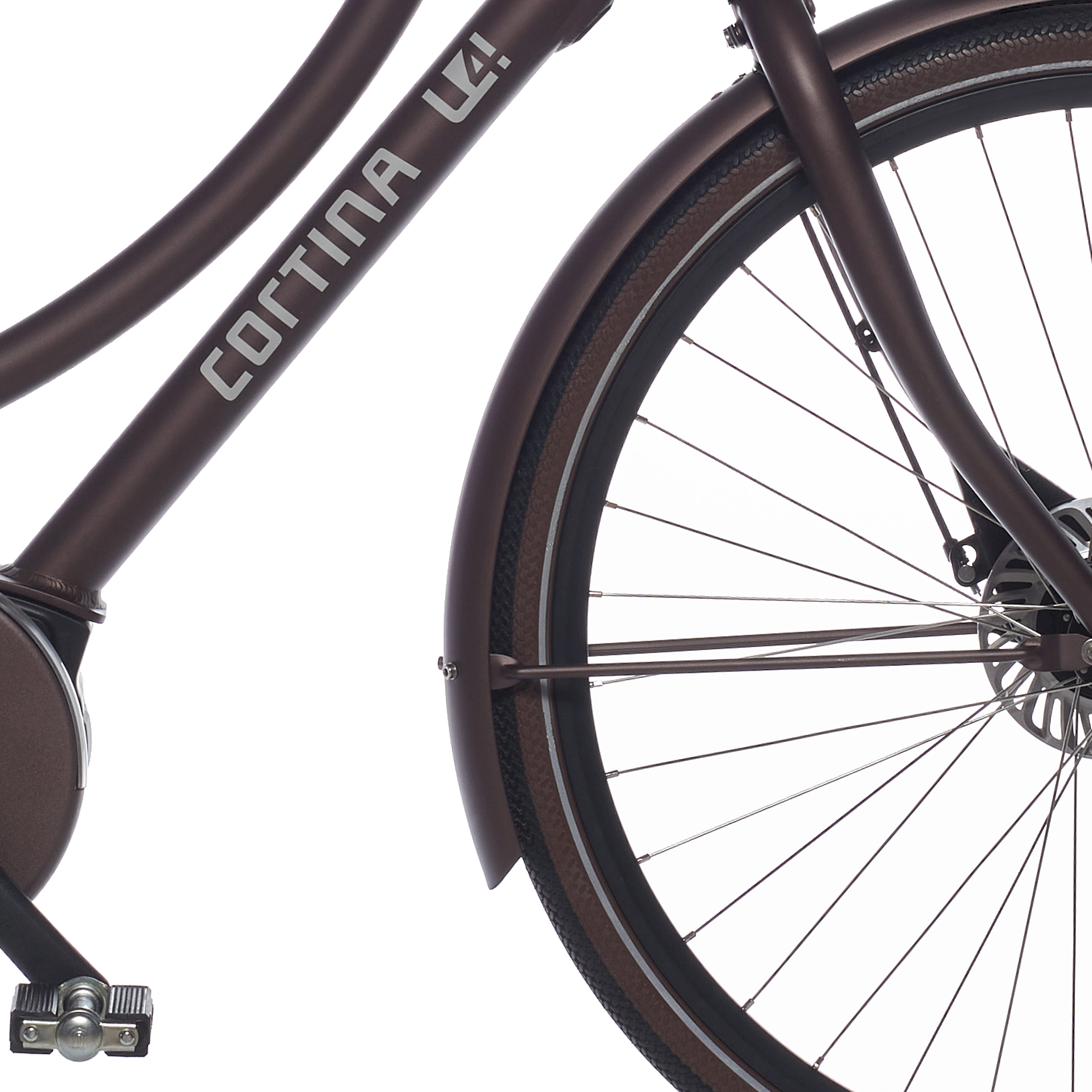 Cortina spatbord voor 28 e-u4 broederbruin mat