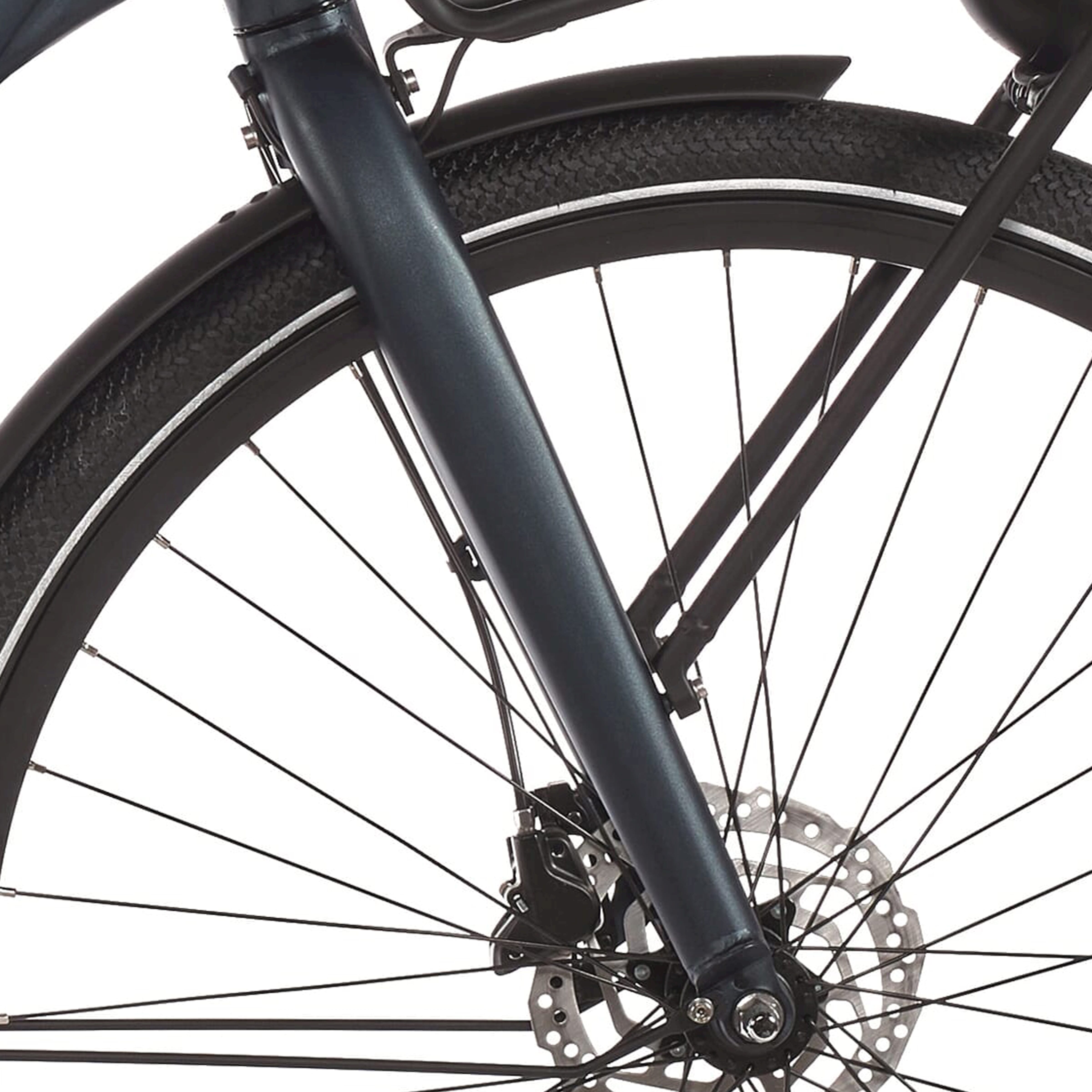 Cortina voorvork E-Common Family DB rivierblauw mat