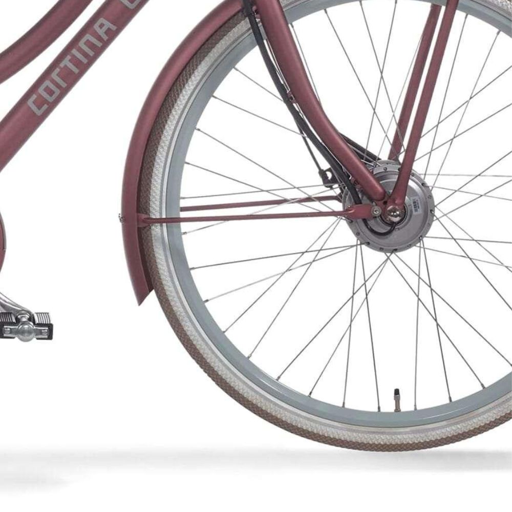 Cortina spatbordstang voor 28 e-u4 roze mat