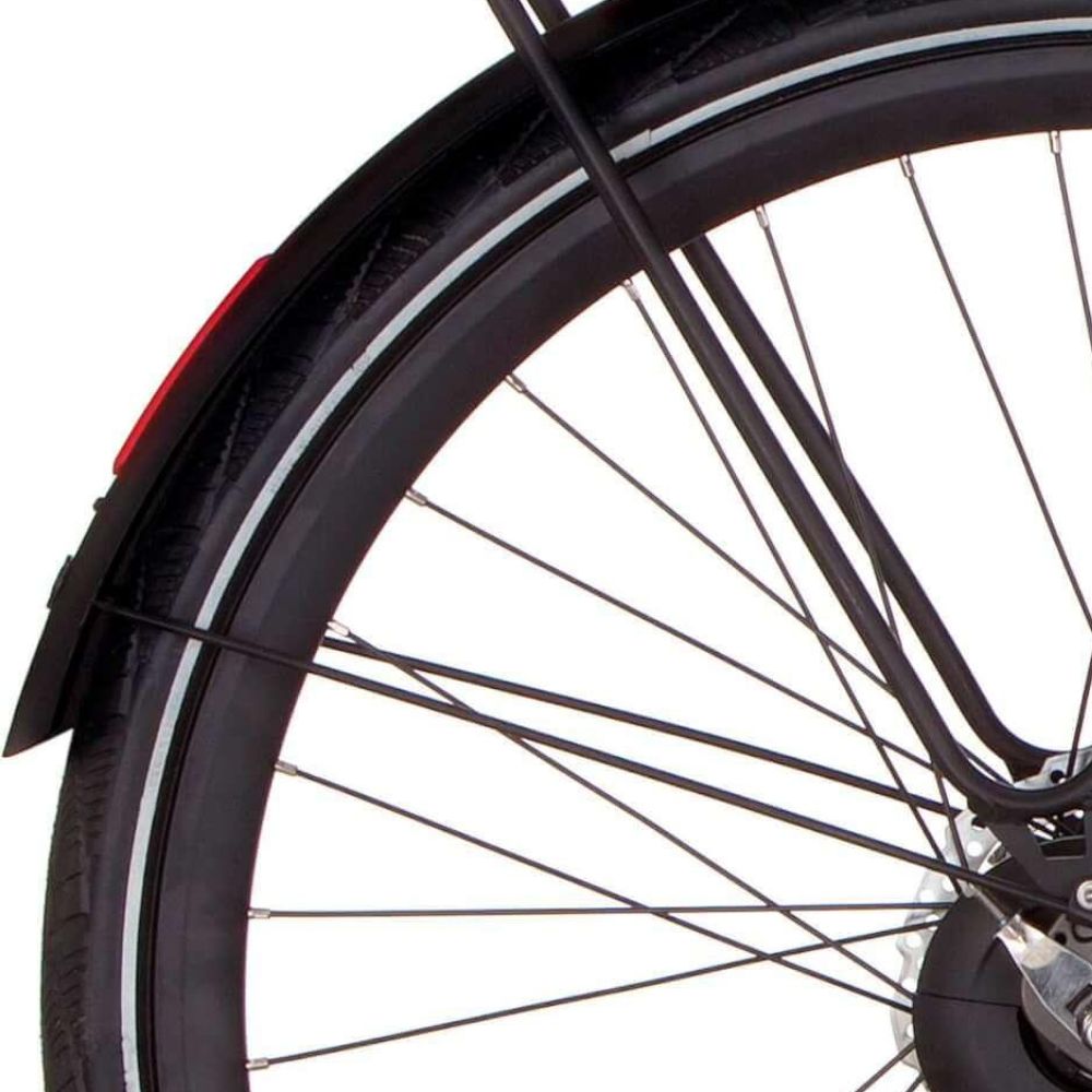 Cortina spatbordstang achter 28 e-mozzo gitzwart mat