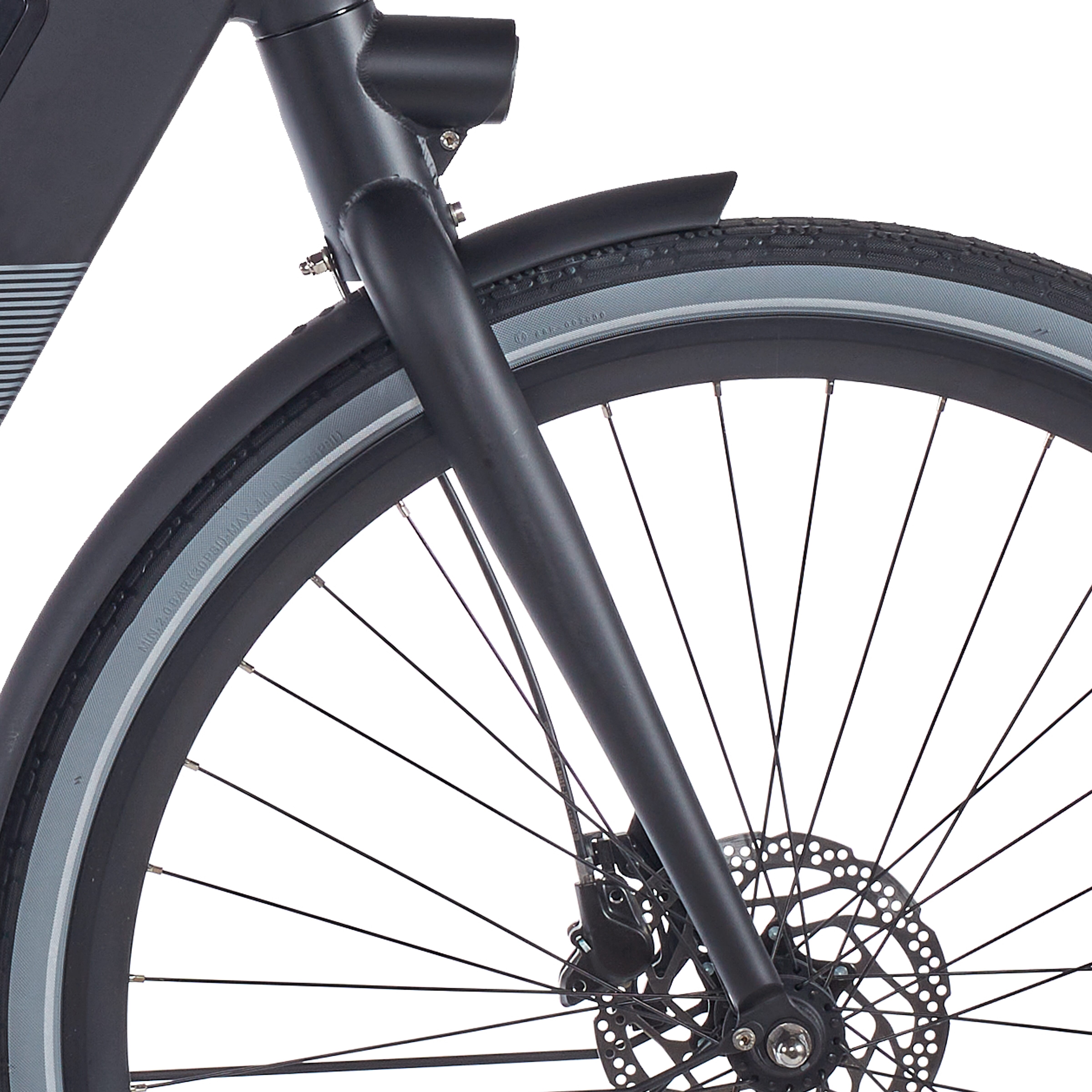 Cortina voorvork E-Blau DB gitzwart mat