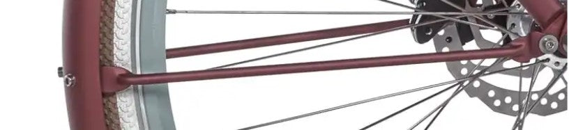 Cortina spatbordstang voor 28 e-u4 roze mat