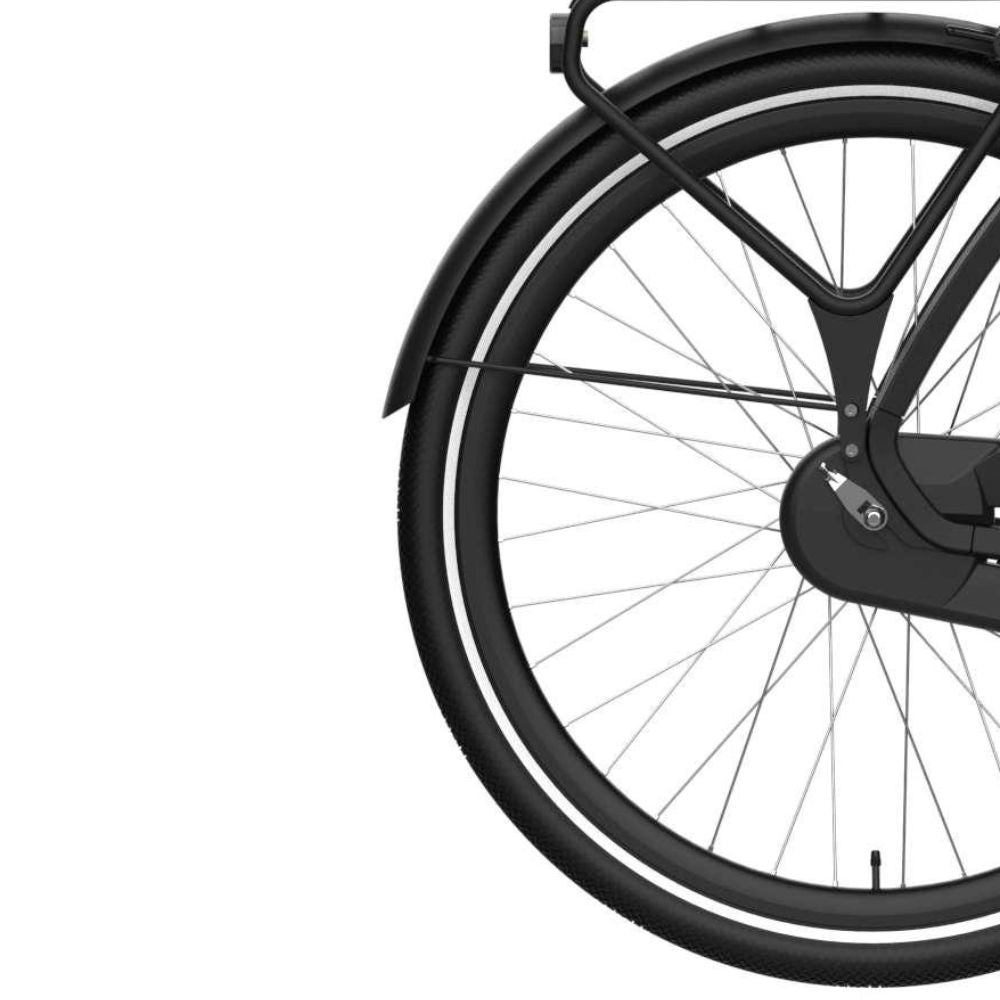 Cortina spatbord achter en zwart mat