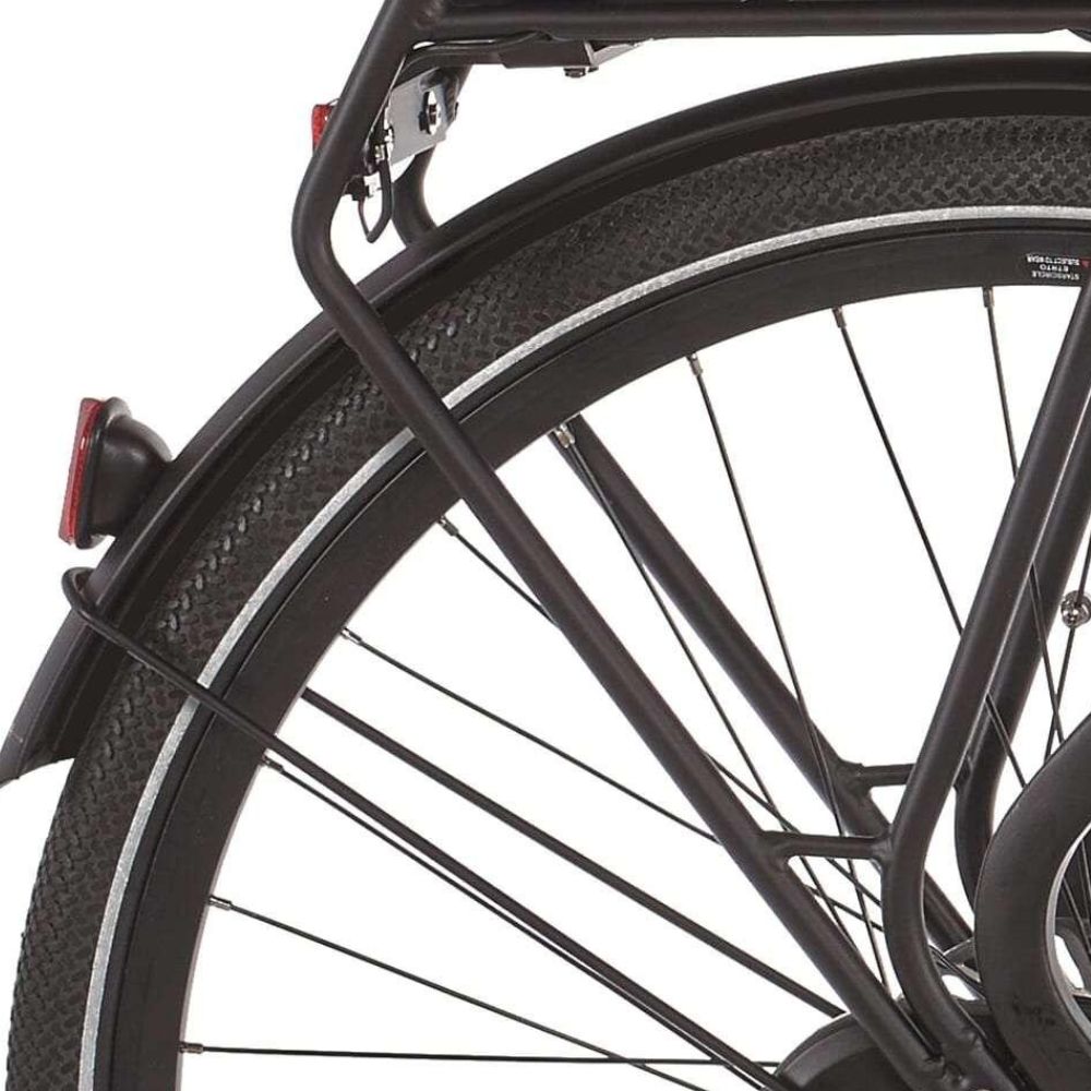 Cortina spatbord achter e-common gitzwart mat