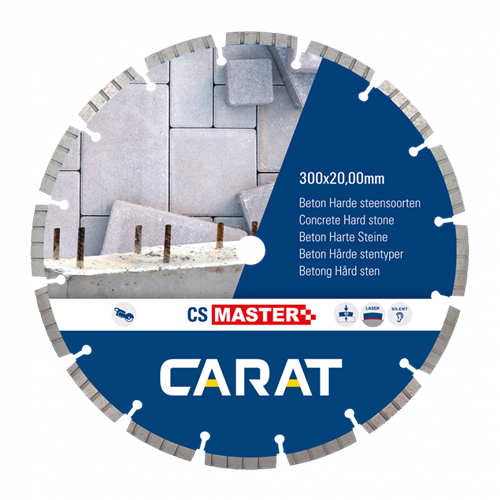 Carat diamantzaagblad ø350x25.4 cs master beton watergekoeld