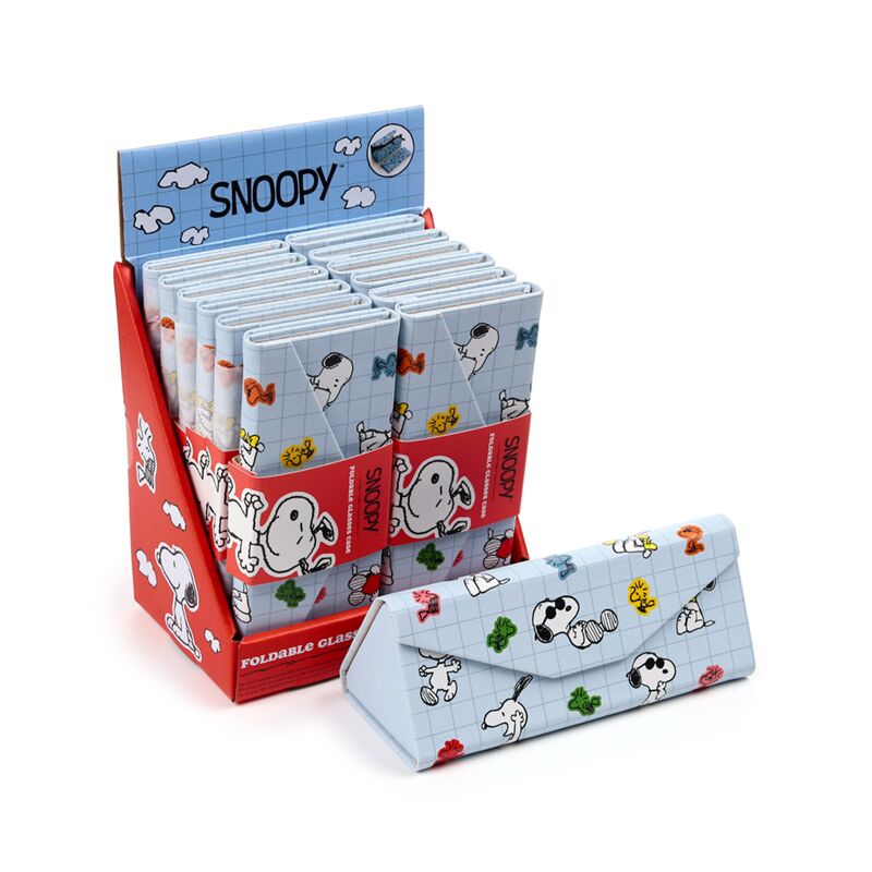 Union peanuts snoopy woodstock opvouwbare zonnebril houder