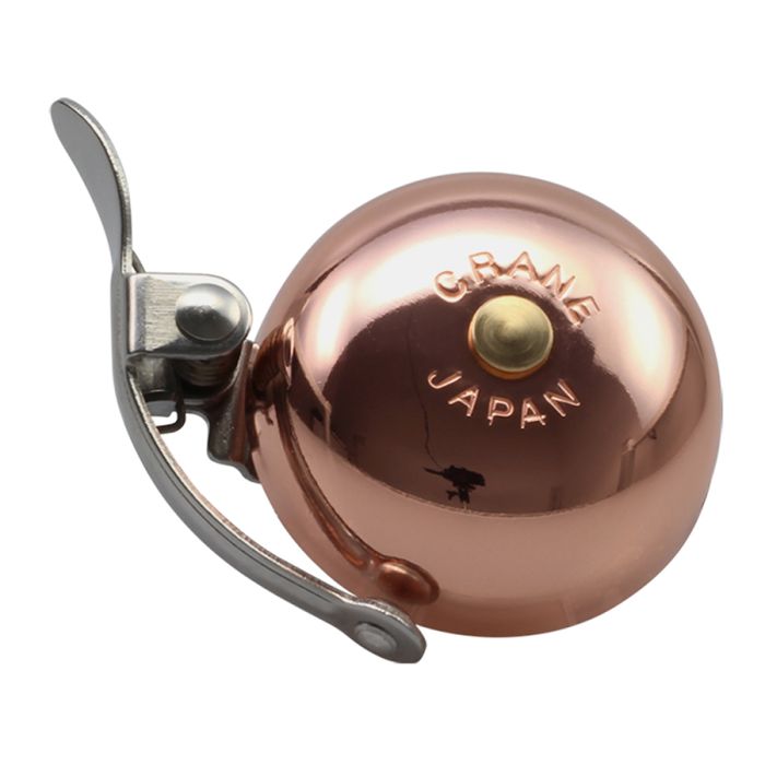 Crane mini suzu bell (die cast) - copper