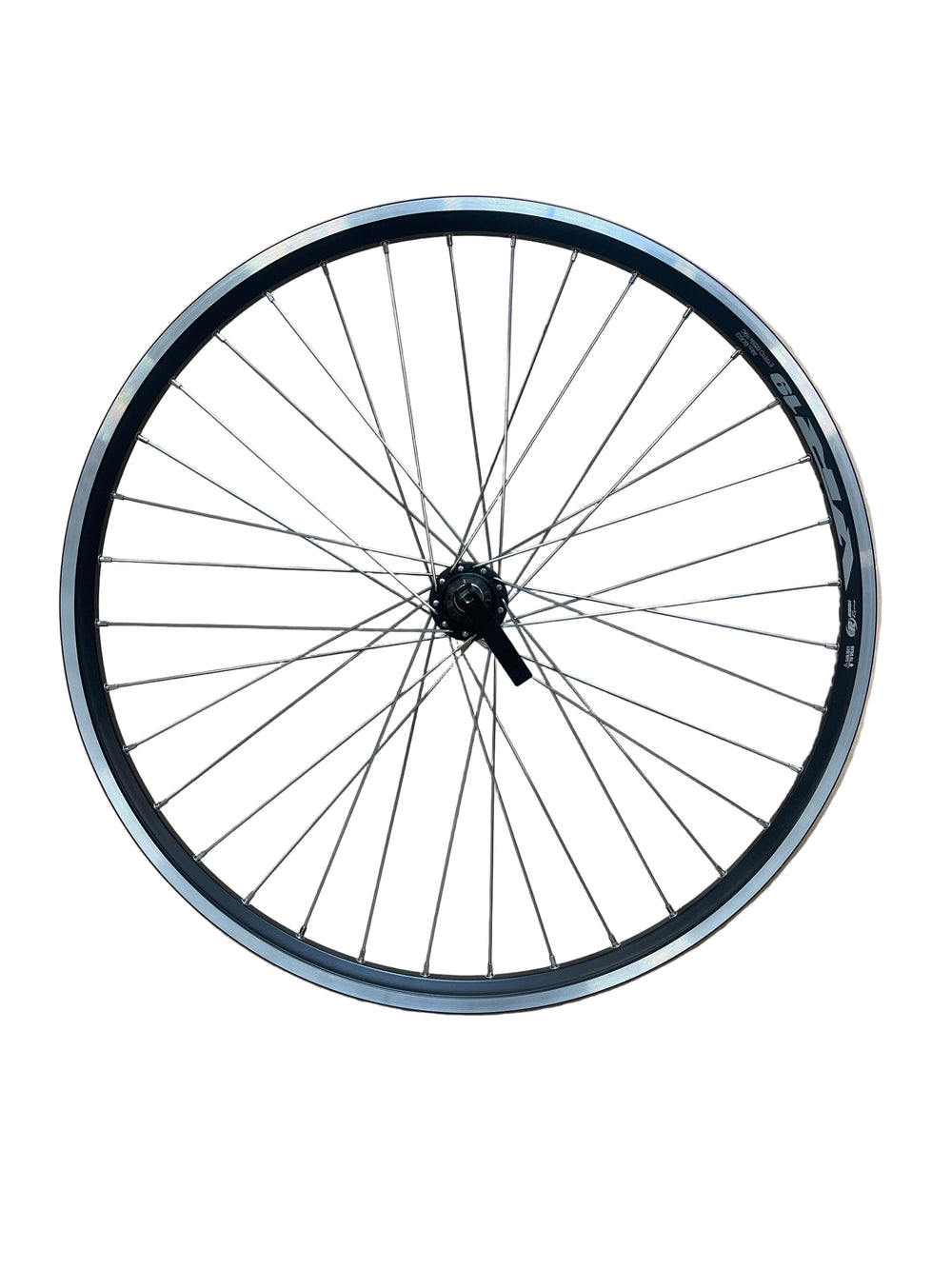 Rodi achterwiel 26 - 559x19 iid skorpion alu. zwart fm32 qr cassette 8 9 sp.14 rvs
