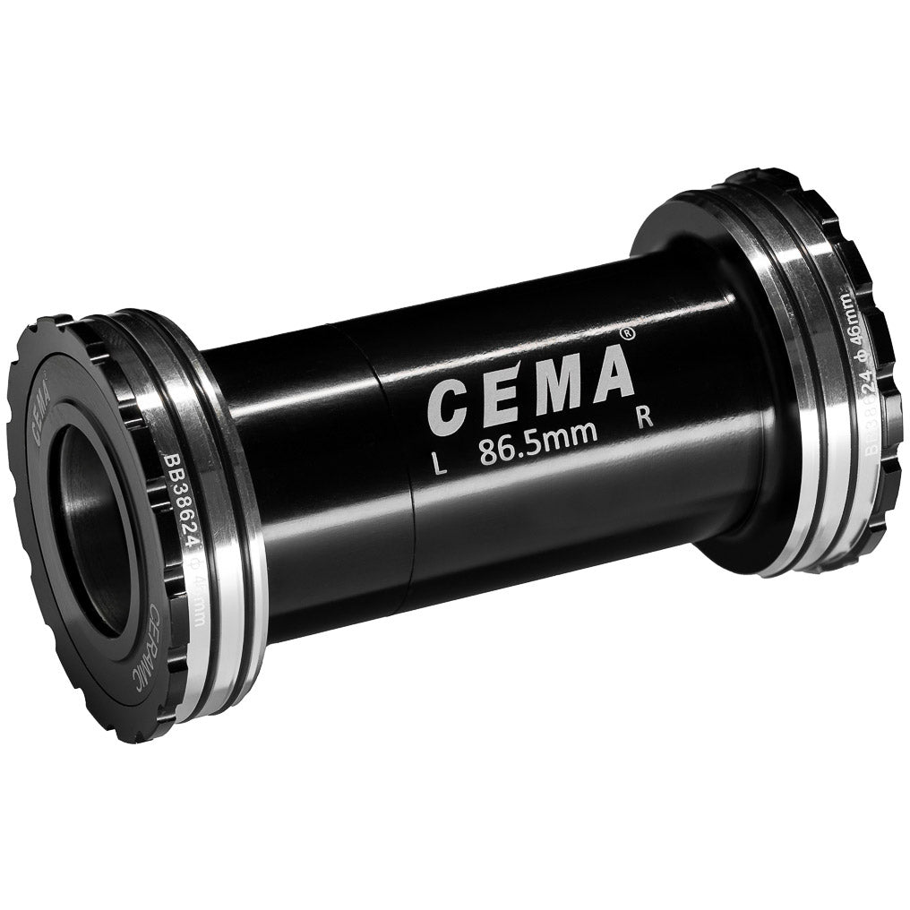 Cema beugelas bb386 shimano sg3 gecoat keramisch zwart