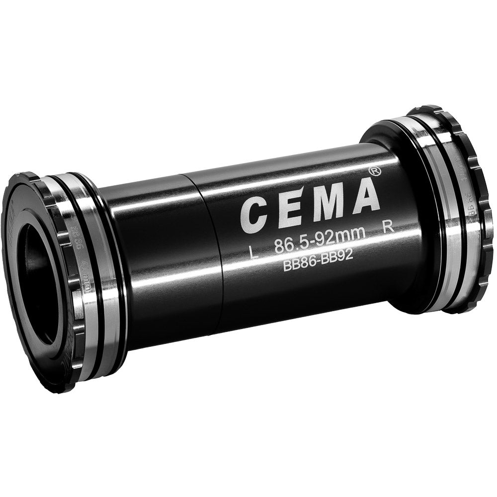 Cema-beugelas bb86-bb92 shimano sg3 gecoate ker. zwart