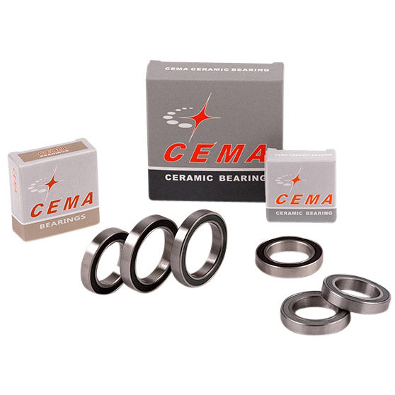 Cema kogellager 6806 30x42x7 sg3 gecoat keramisch zwart