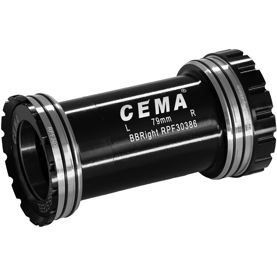 Cema beugelas bbright46 sram dub sg3 gecoat keramisch zwart