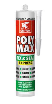 Griffon polymax fix seal montage afdichtingskit transparant 300g