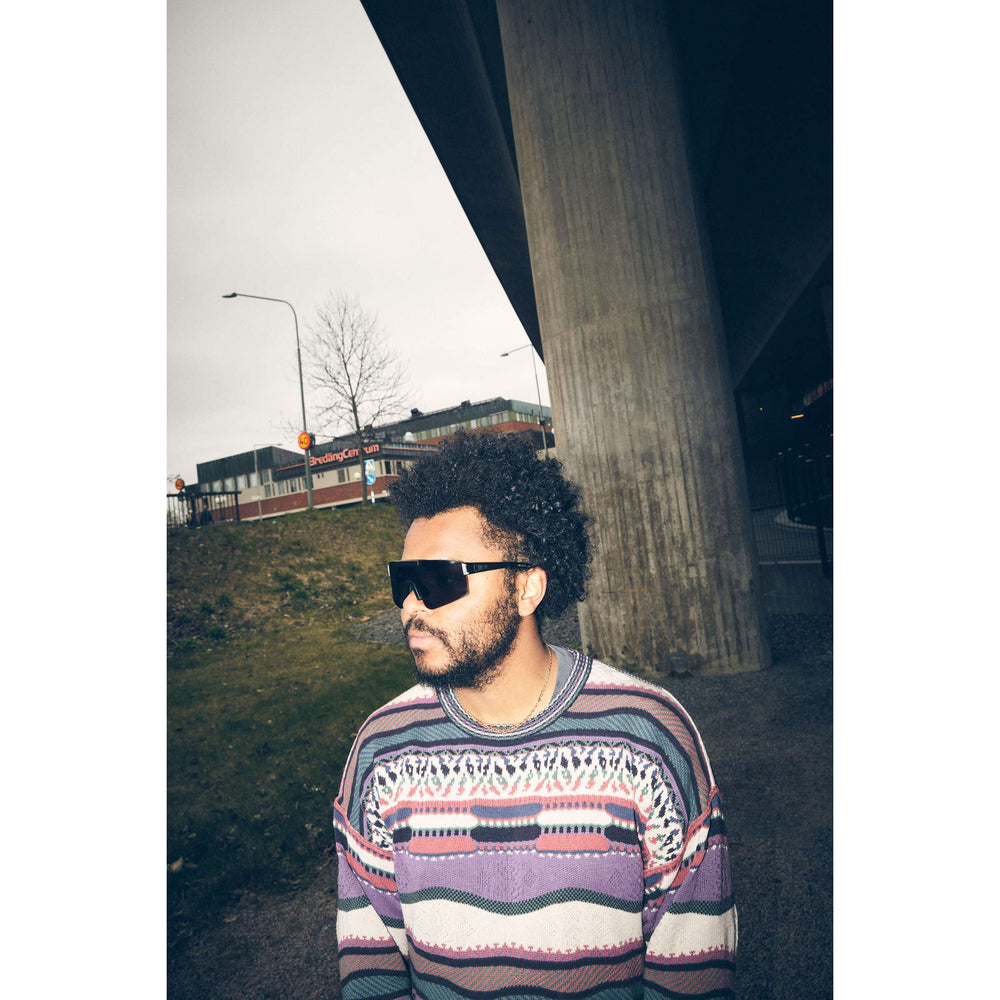 Chpo bril luca zwart paars