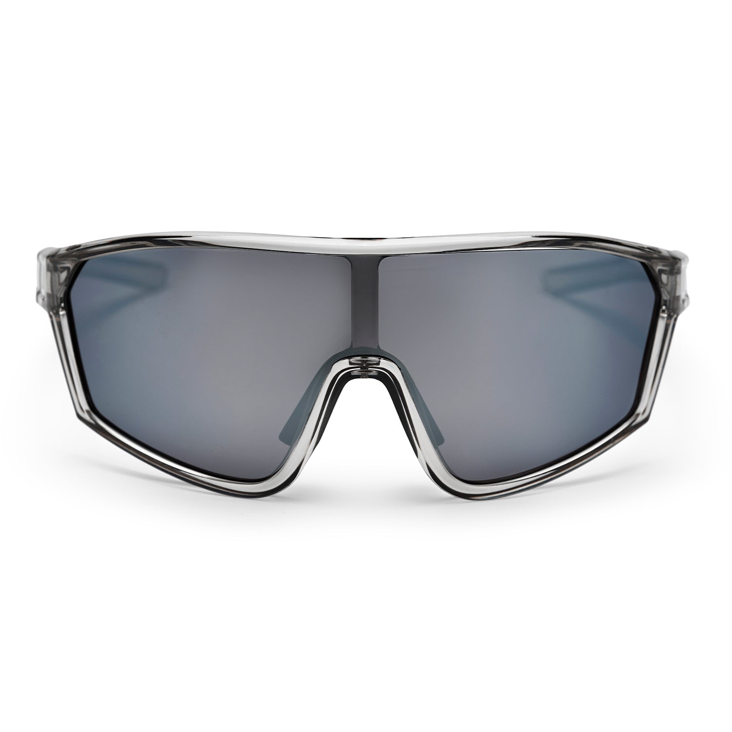 Chpo bril vinfred grijs transparant zilveren spiegel