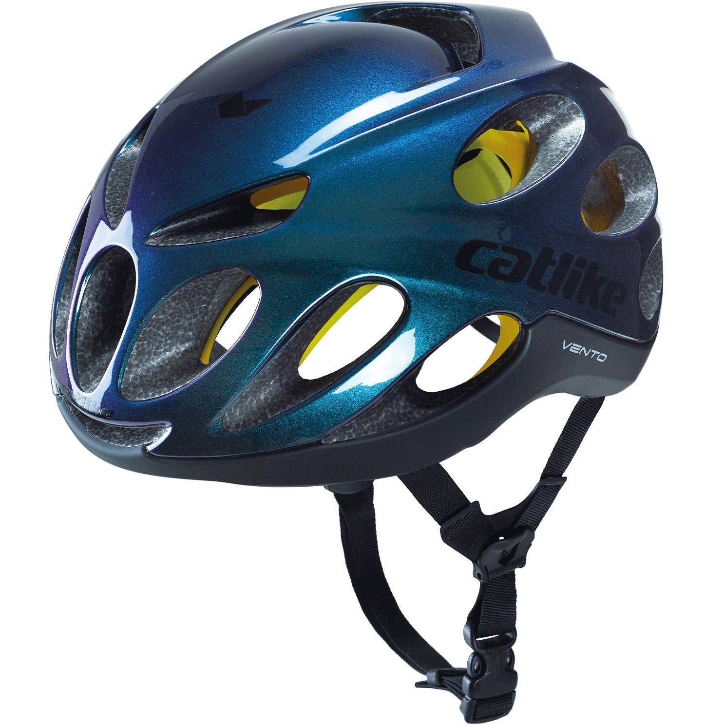Buzaglo catlike racehelm vento mips maat l 58-60cm satijn kameleon