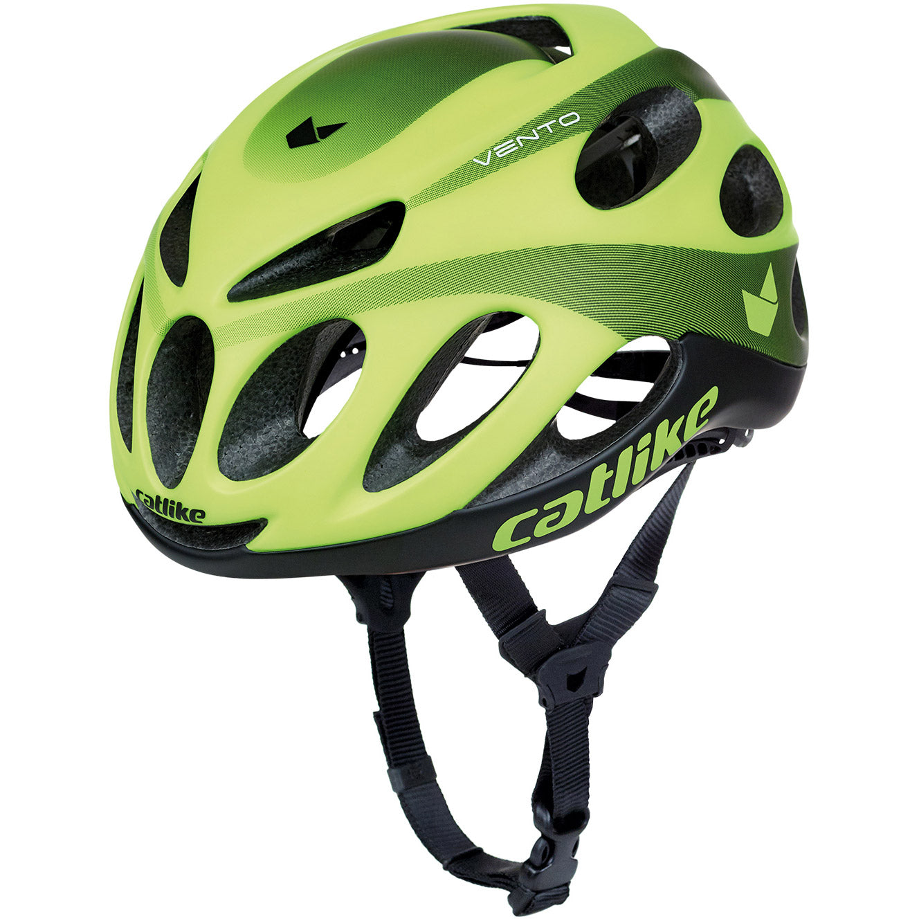 Buzaglo katachtige racehelm vento maat s 52-54cm fluo mat