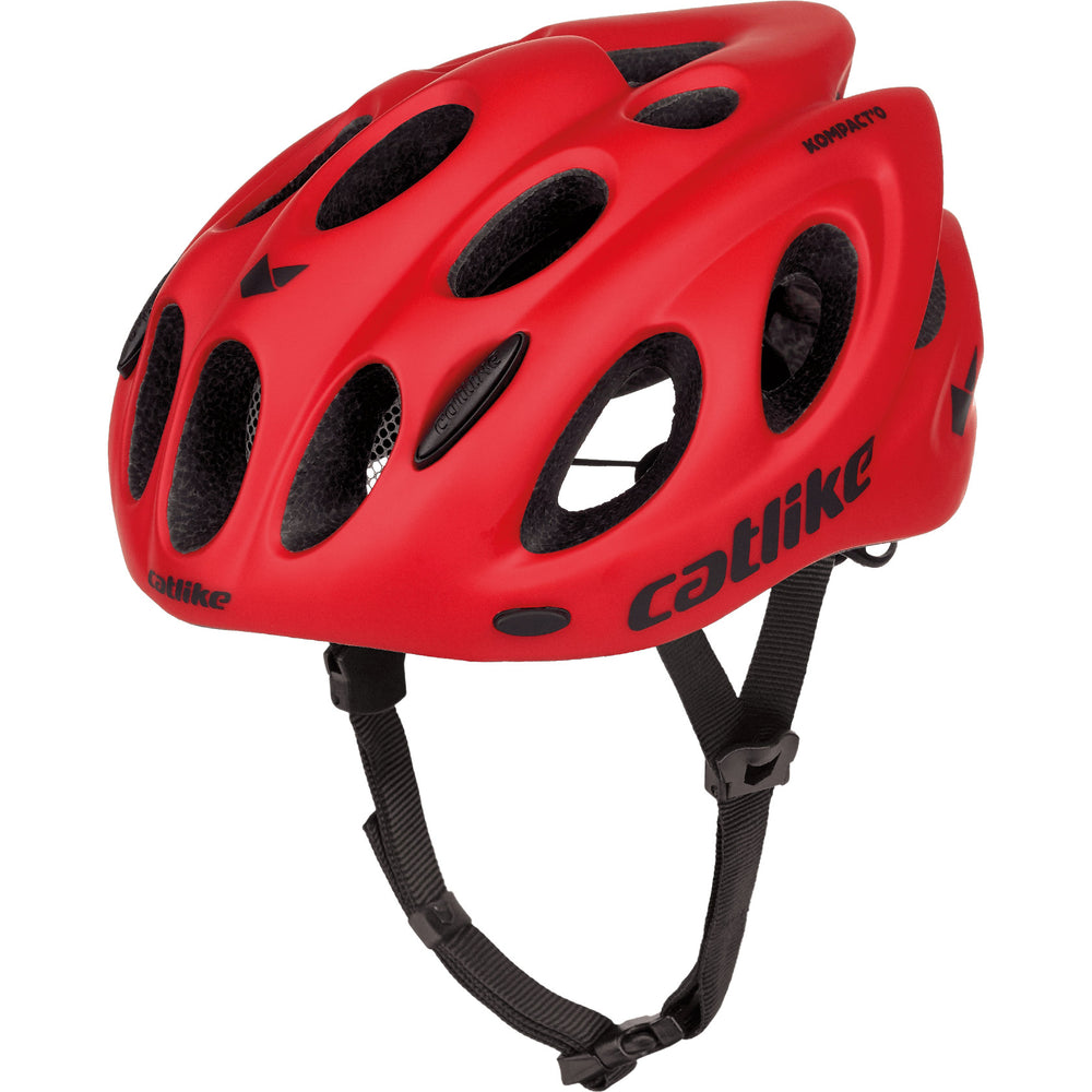 Catlike urban helm kompact'o maat s 51-54cm rood mat