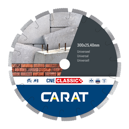 Carat diamantzaagblad 300mm universeel