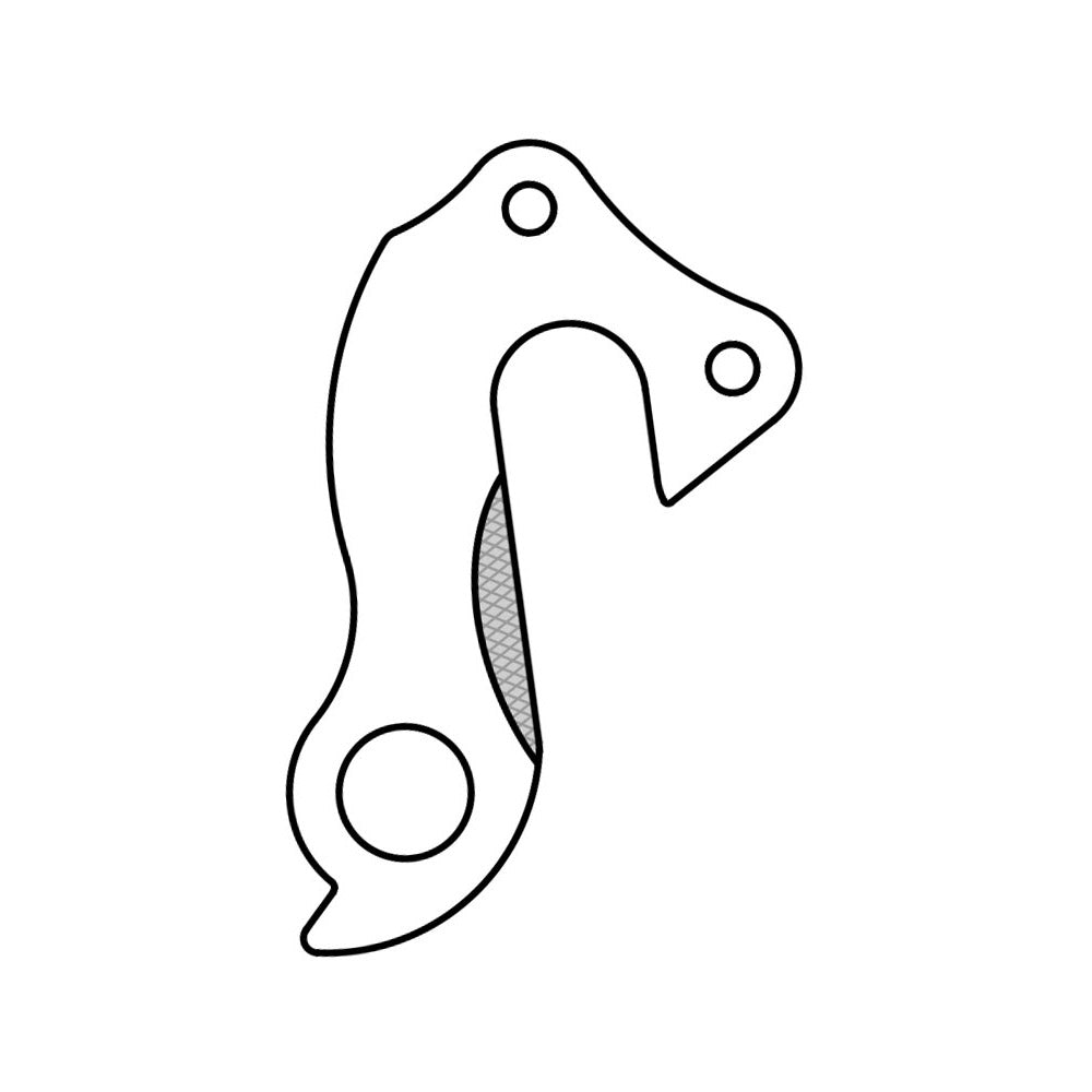 Union schaltauge dropout hg-254 incl. screws