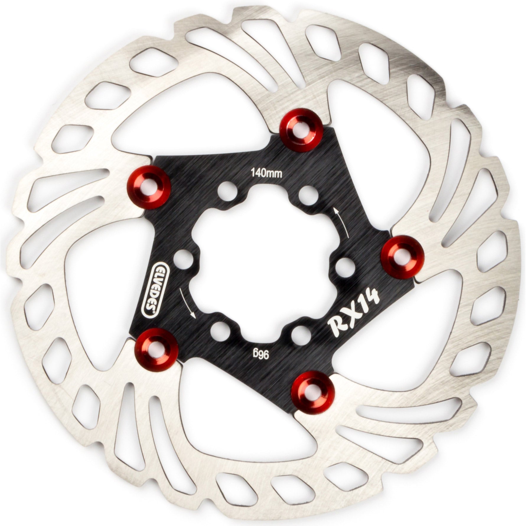 Elvedes RX14 zwevende rotor 140mm 96g 6 gaats+bout2015152