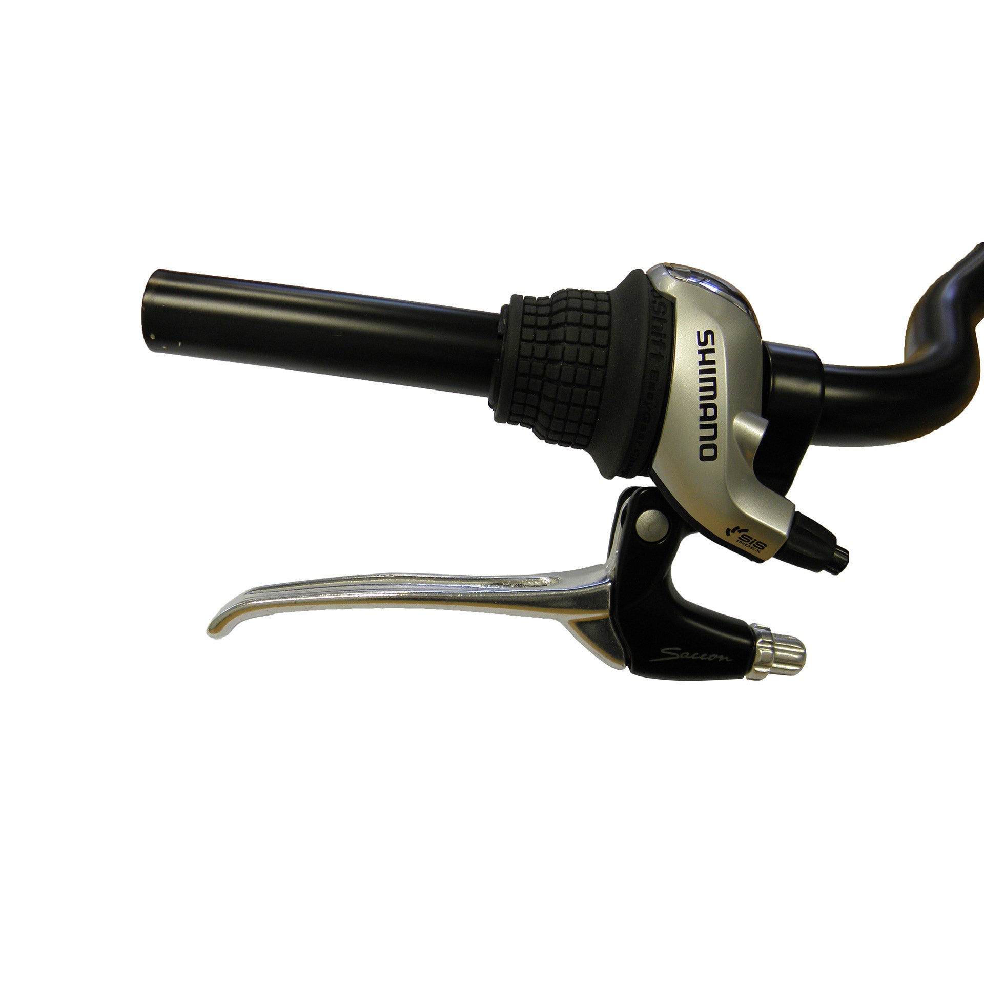 Jeu de leviers de frein Saccon pour frein à rouleaux - 4 doigts - noir argent