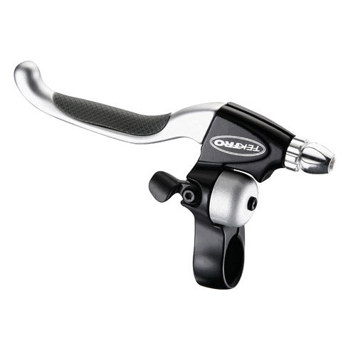 Paire de leviers de frein Tektro CL530TS+CL535RT V-brake avec sonnette de vélo intégrée - noir satiné