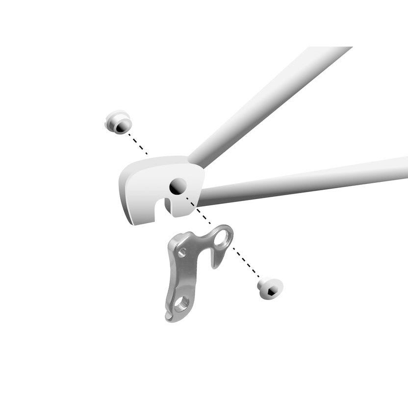 derailleur hanger GH-021 silver