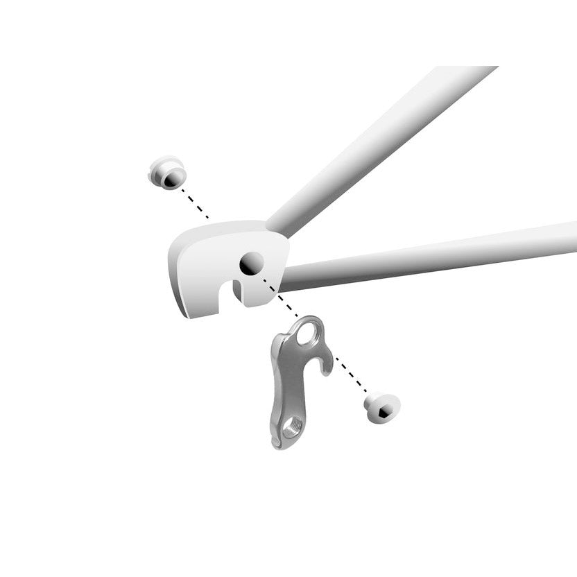 Union derailleurpad GH-036 met schroefset M8x0.75