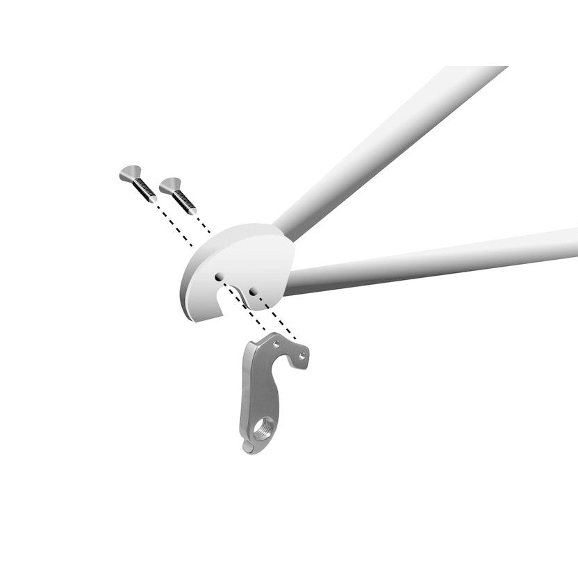 Union derailleurpad GH-086 met schroefset M3x0.5