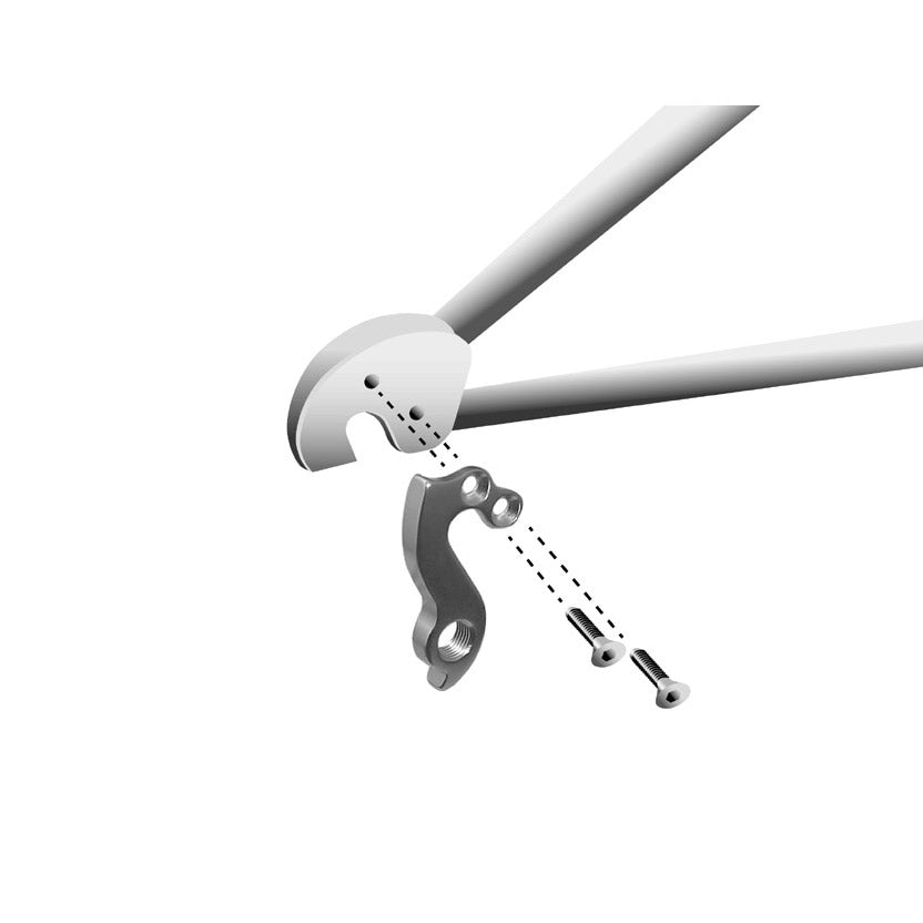 Union derailleurpad GH-092 met schroefset M4x0.7