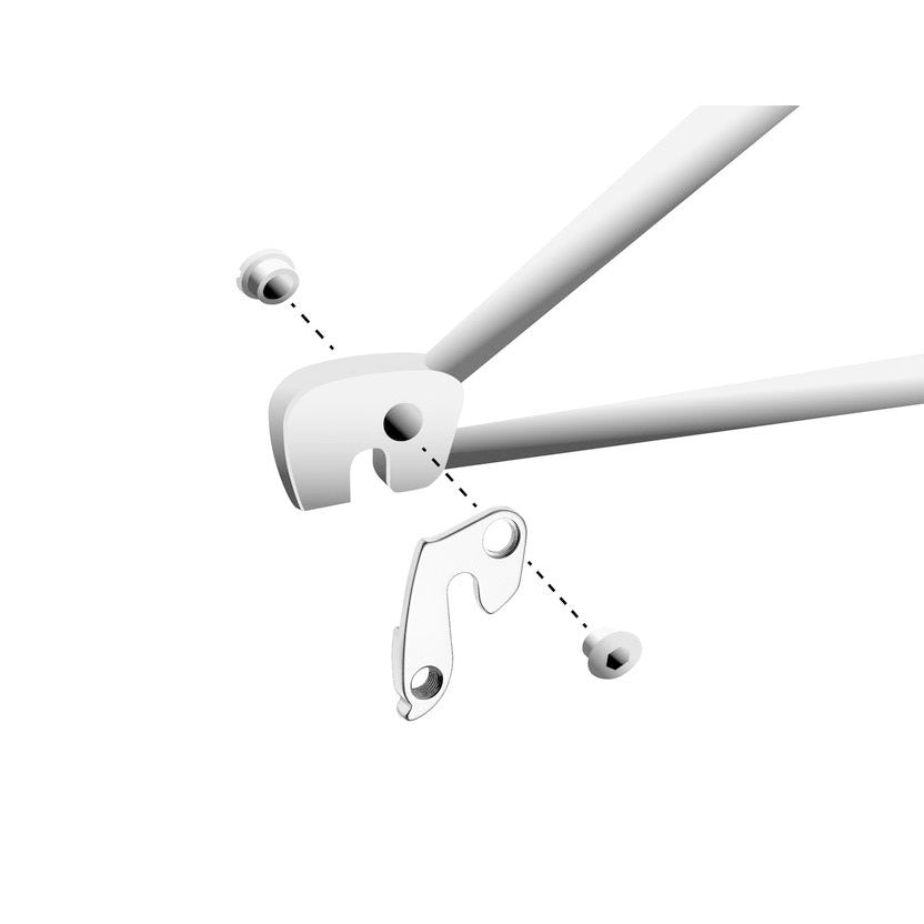 Union derailleurpad GH-106 met schroefset M8x0.75