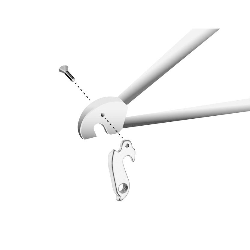 Union derailleurpad GH-118 met schroef M4x0,7