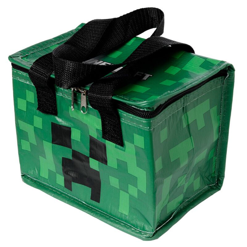 Union minecraft creeper rpet duurzame koeltas lunchtas